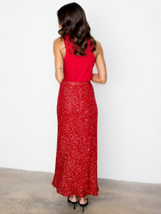 Sequin Stellar Skirt