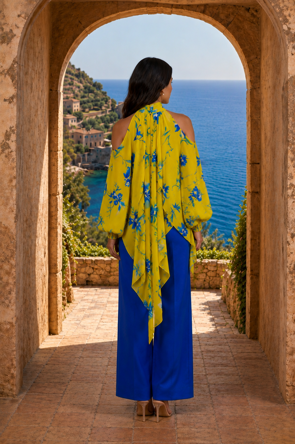 Limoncello Bleu Éclat Co-ord Set