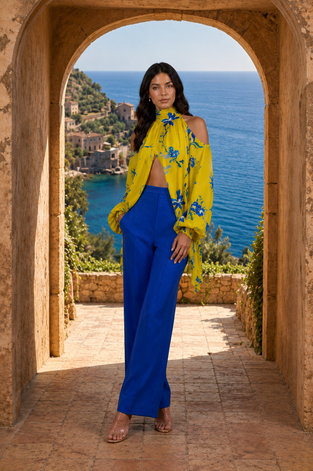 Limoncello Bleu Éclat Co-ord Set