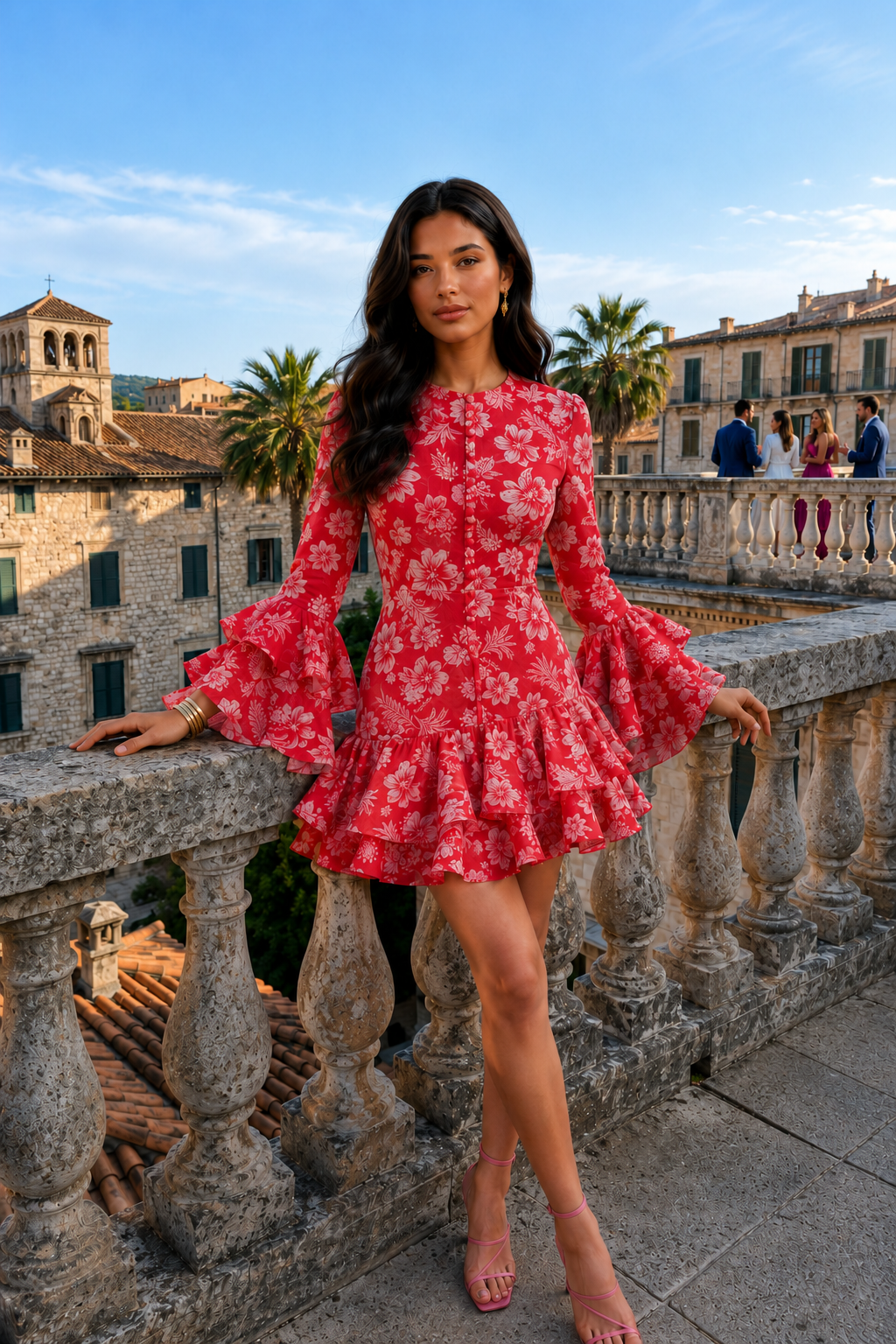 Evania Ruffle Dress
