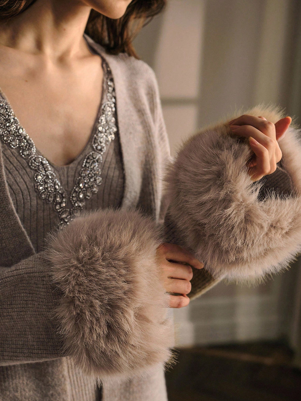 Seraphine Crystal Knit Set