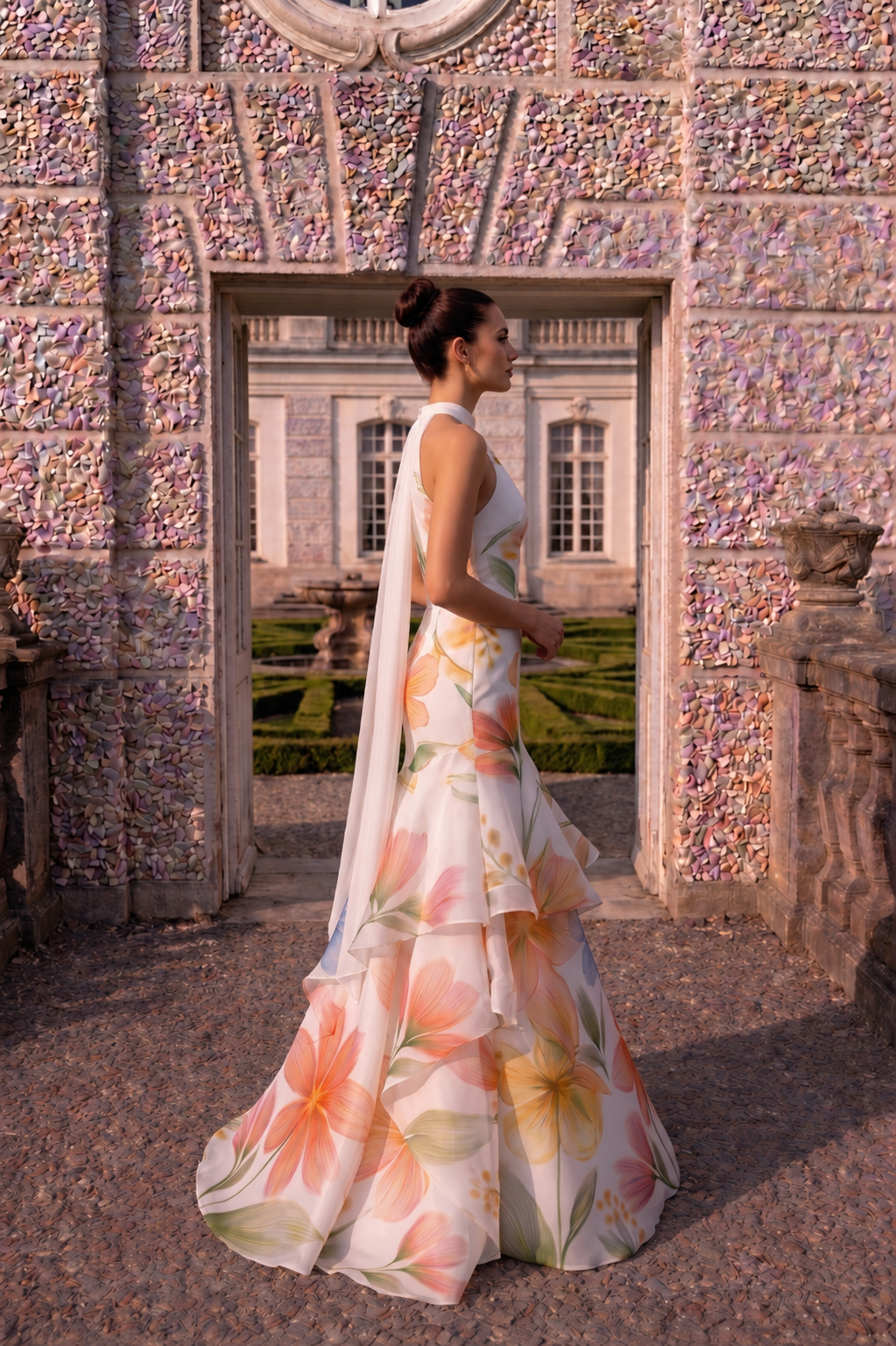 Orelia Halter-Neck Gown