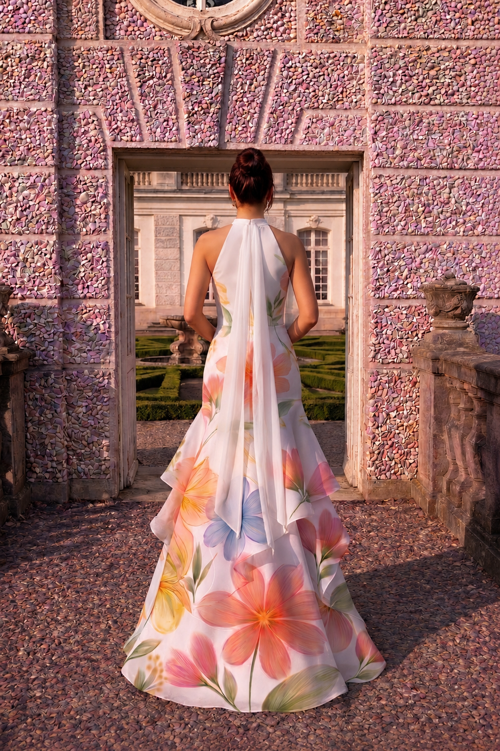 Orelia Halter-Neck Gown