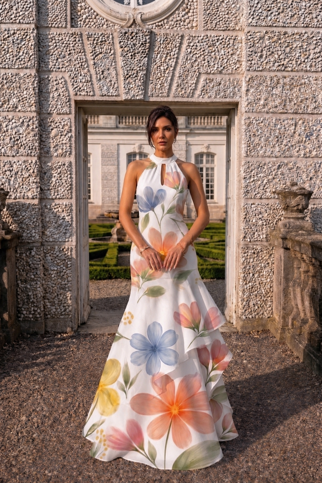 Orelia Halter-Neck Gown
