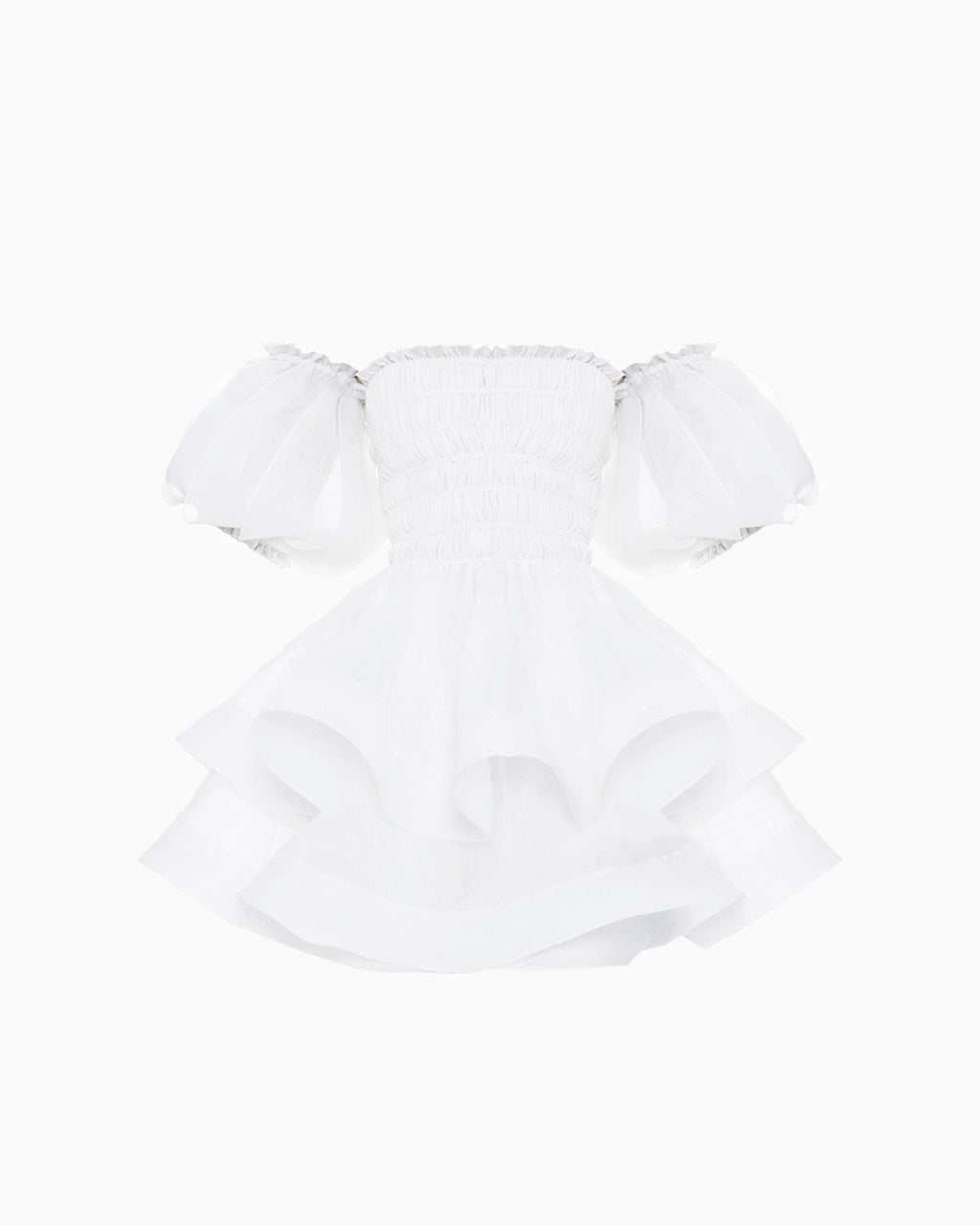 White Amaryllis Dress