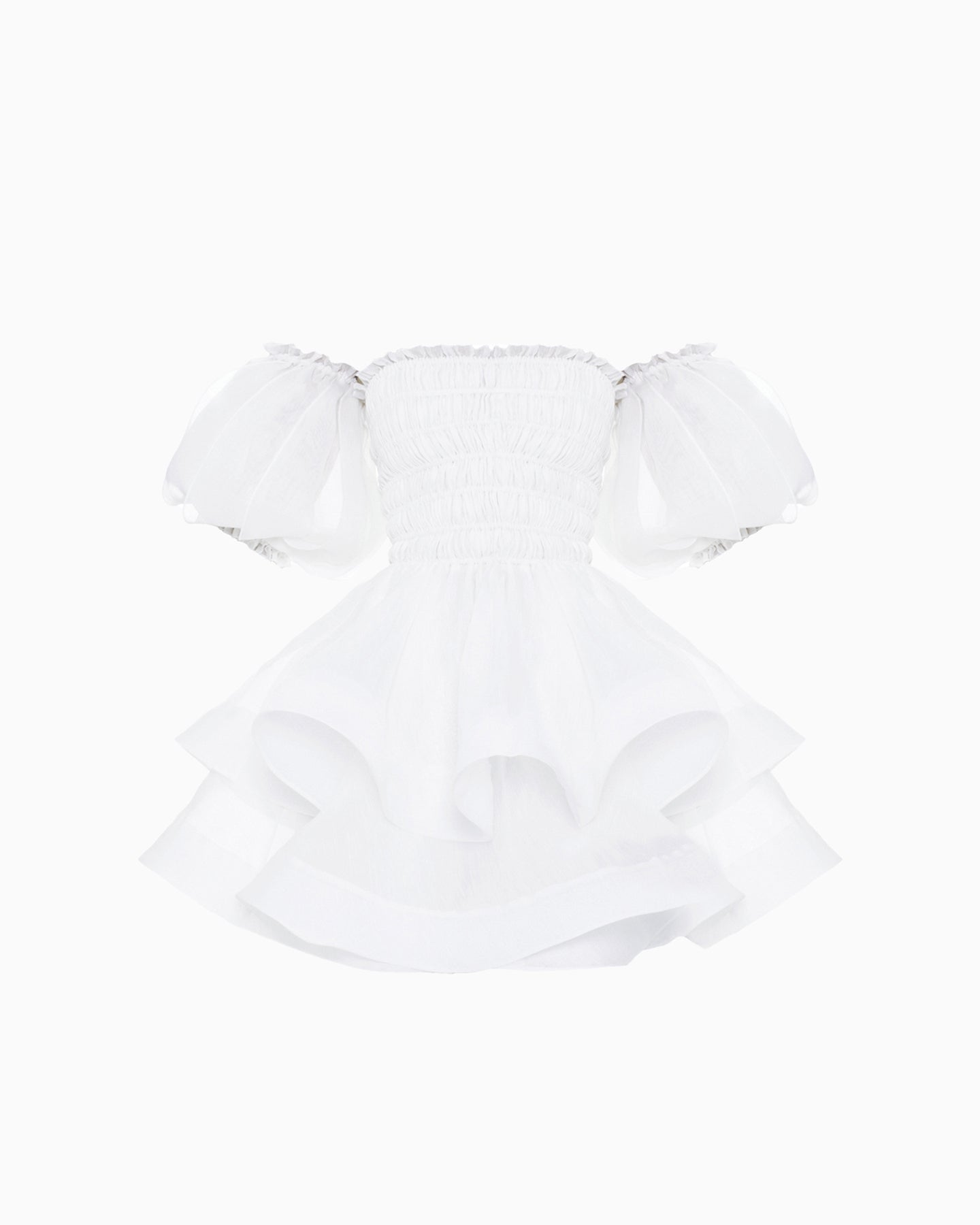 White Amaryllis Dress