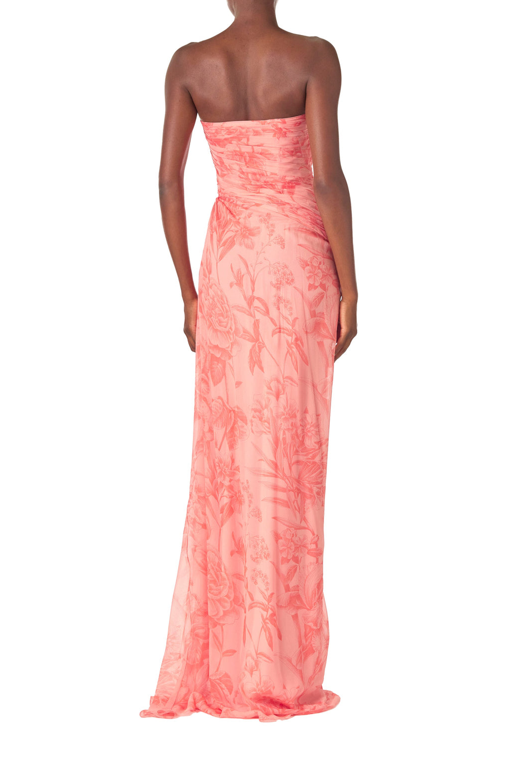 Tropical Rose Scarf Dress