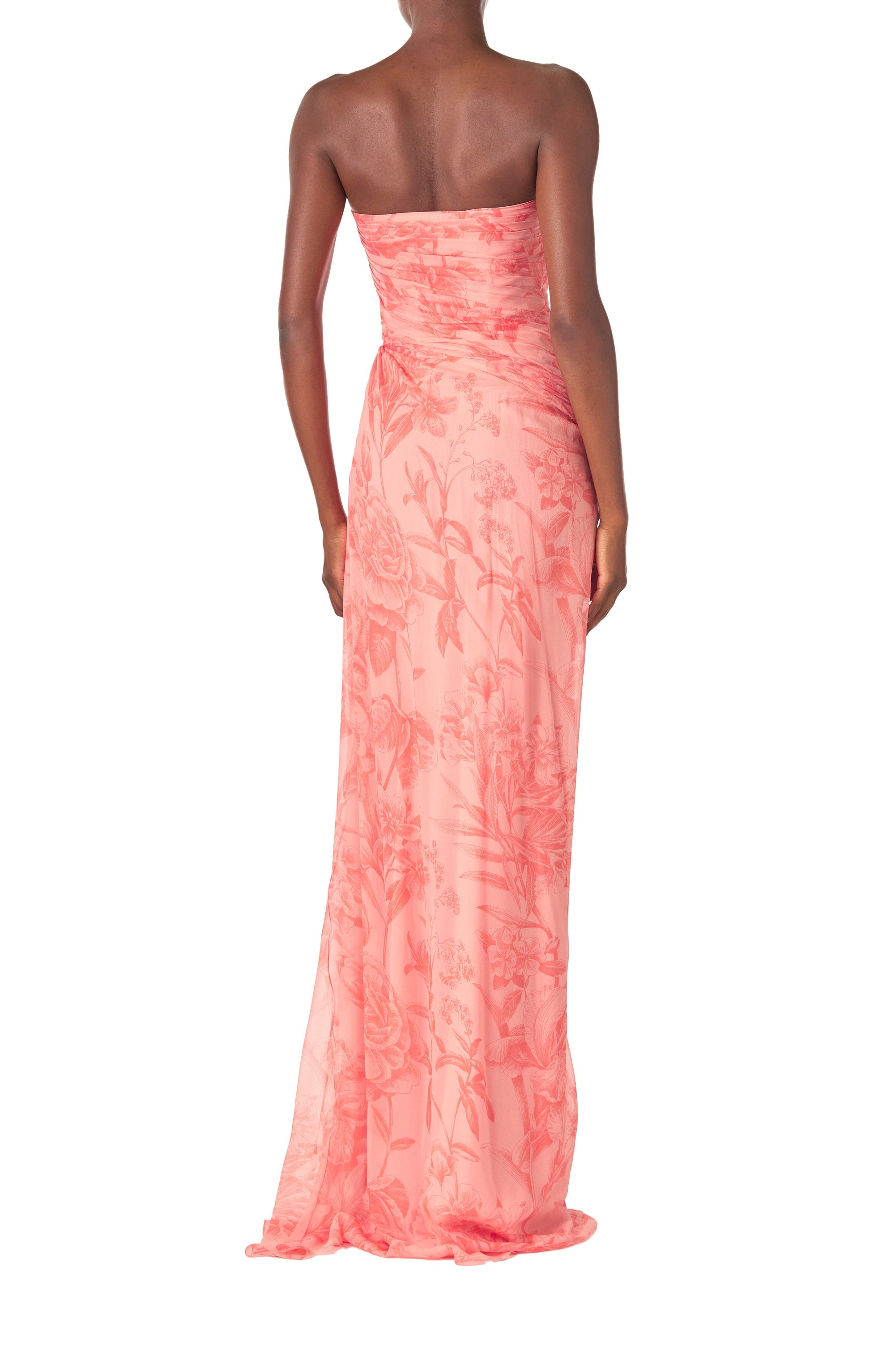 Tropical Rose Scarf Dress