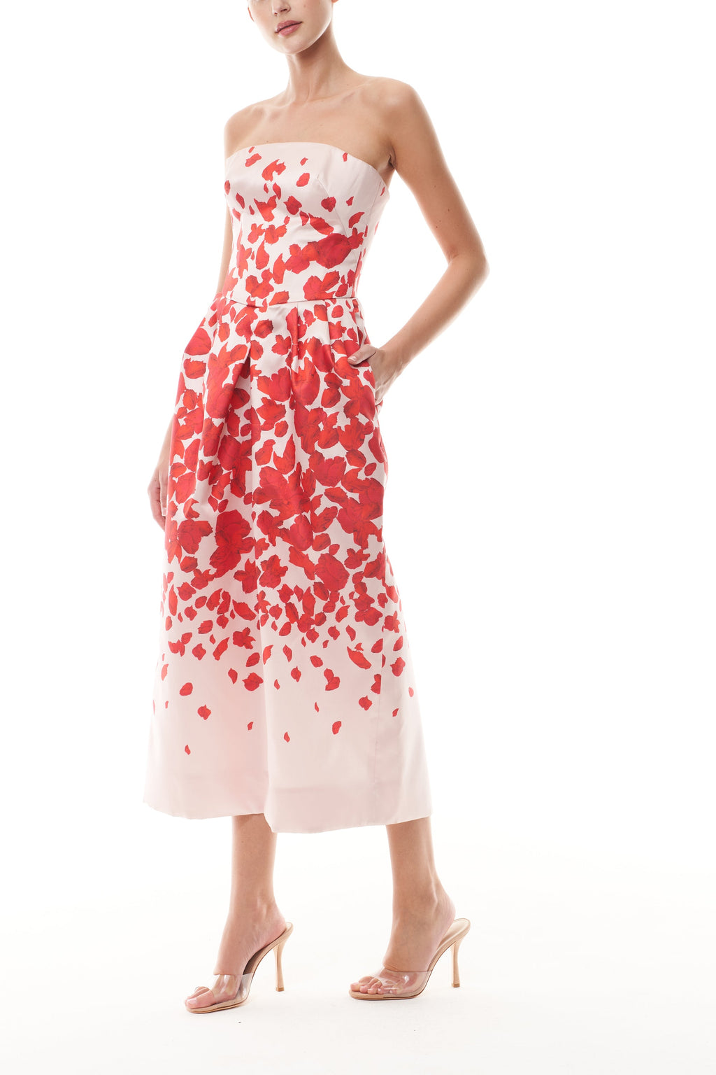 Rose Petal Mikado Dress