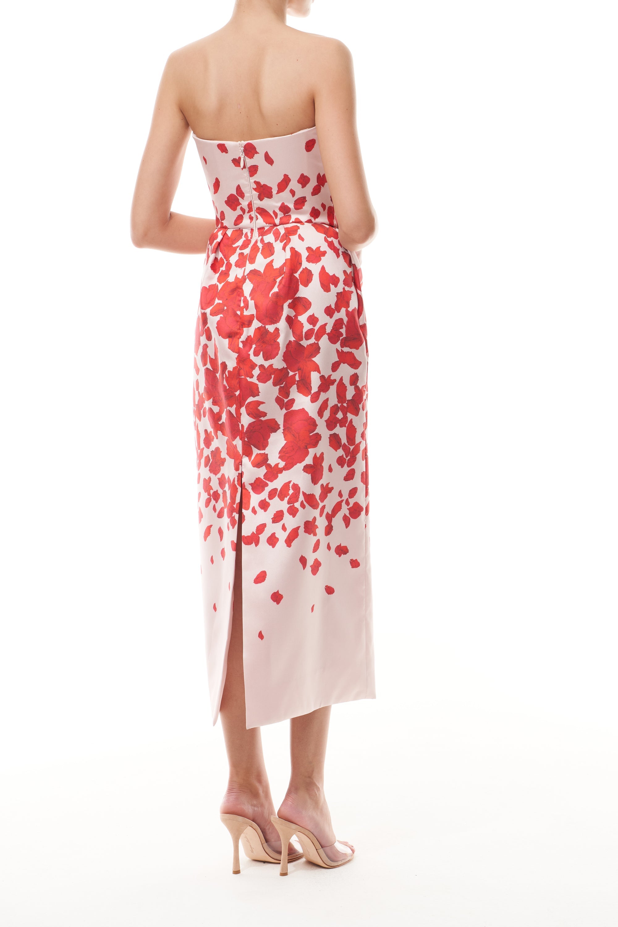 Rose Petal Mikado Dress