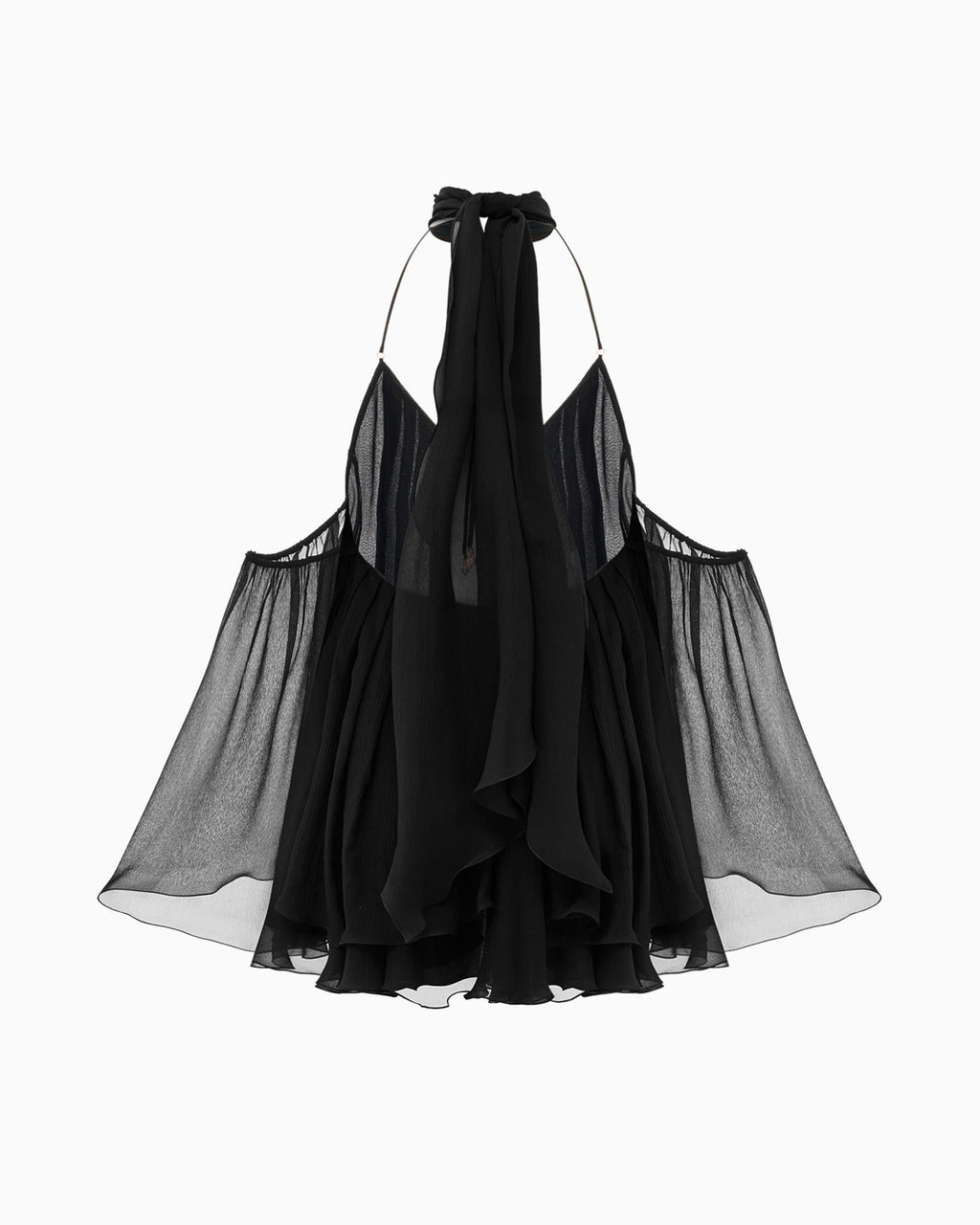 Black Renoncule Butterfly Dress