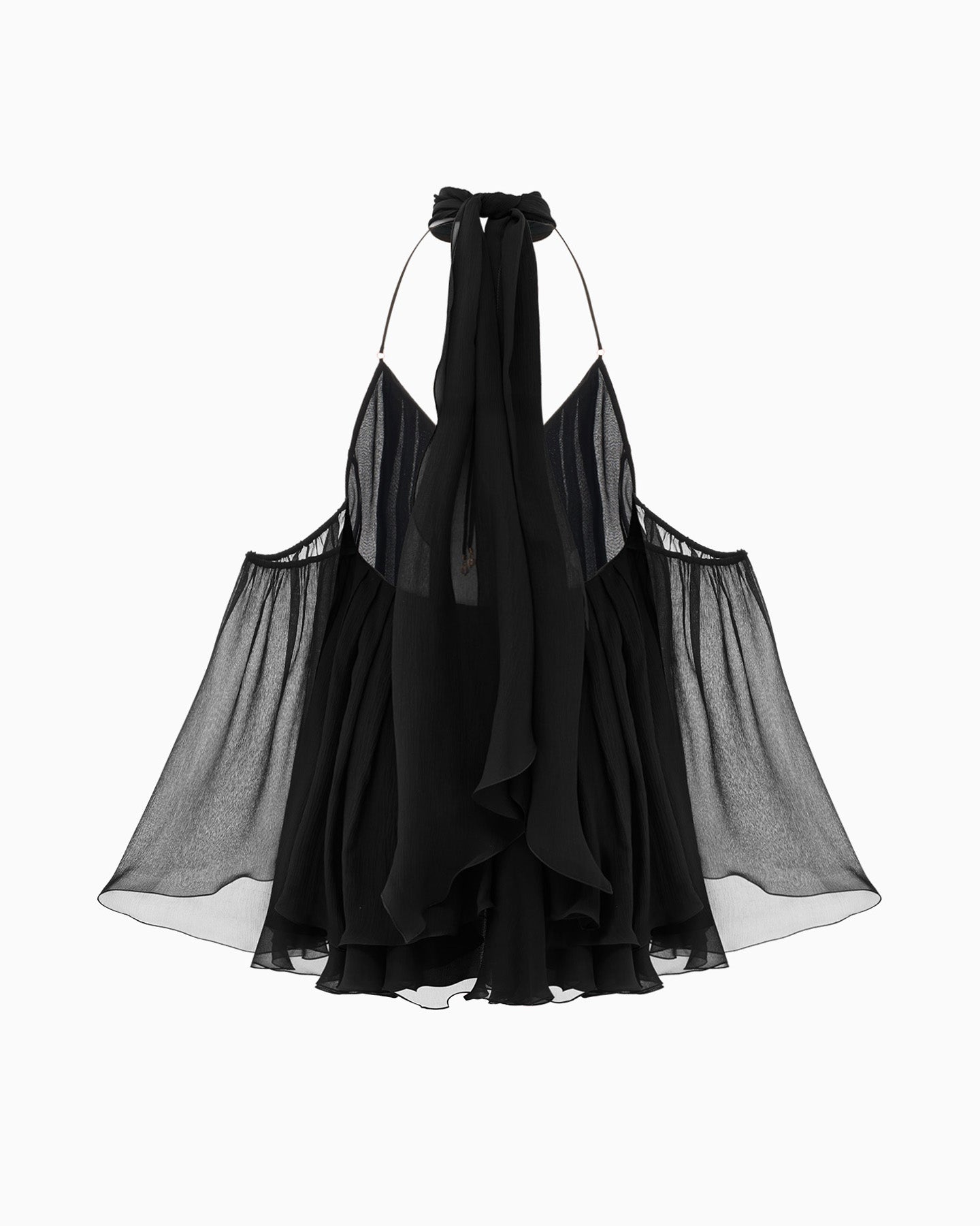 Black Renoncule Butterfly Dress