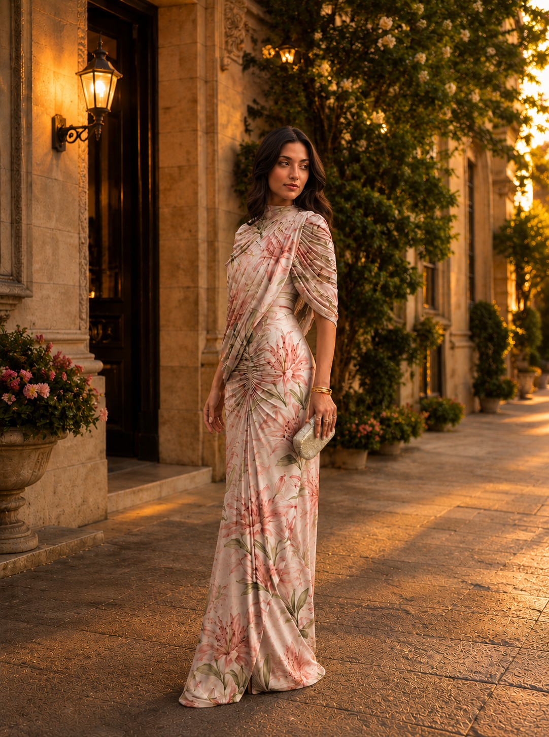 The Seraphina Draped Gown