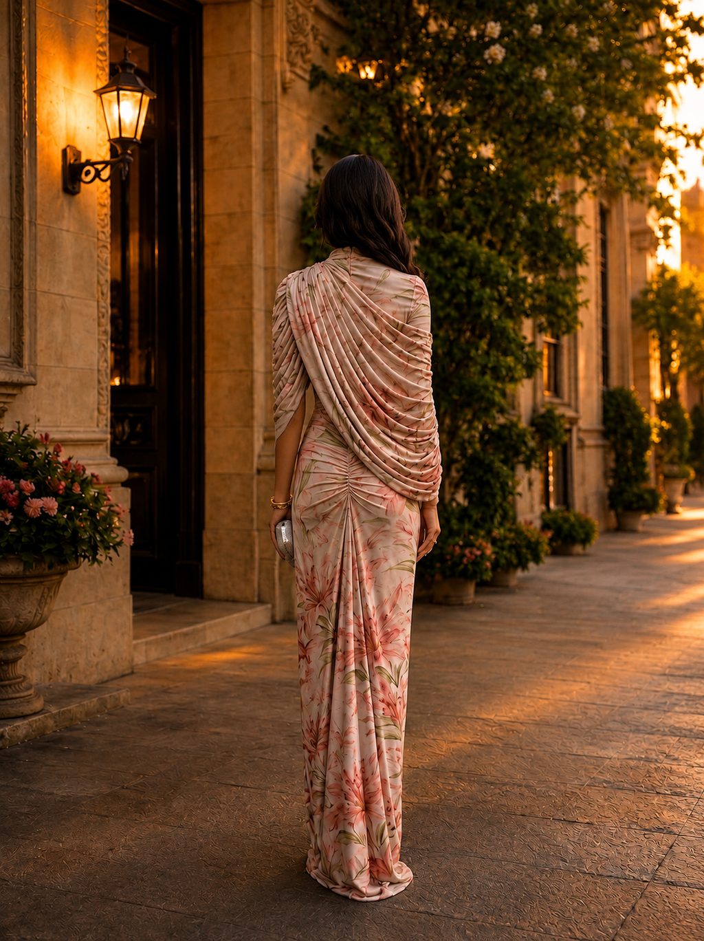 The Seraphina Draped Gown