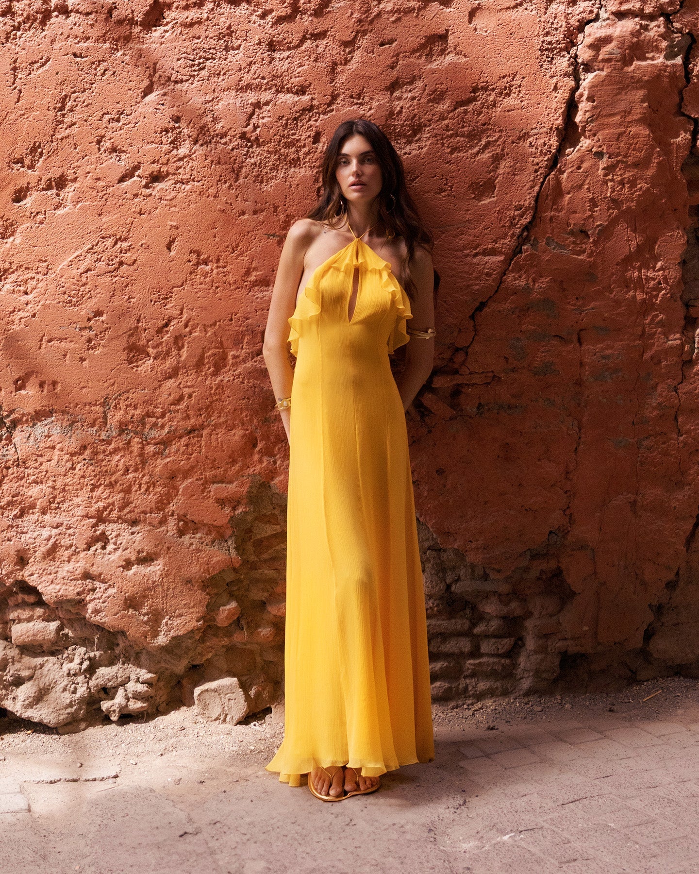 Yellow Venus Orchidee Dress