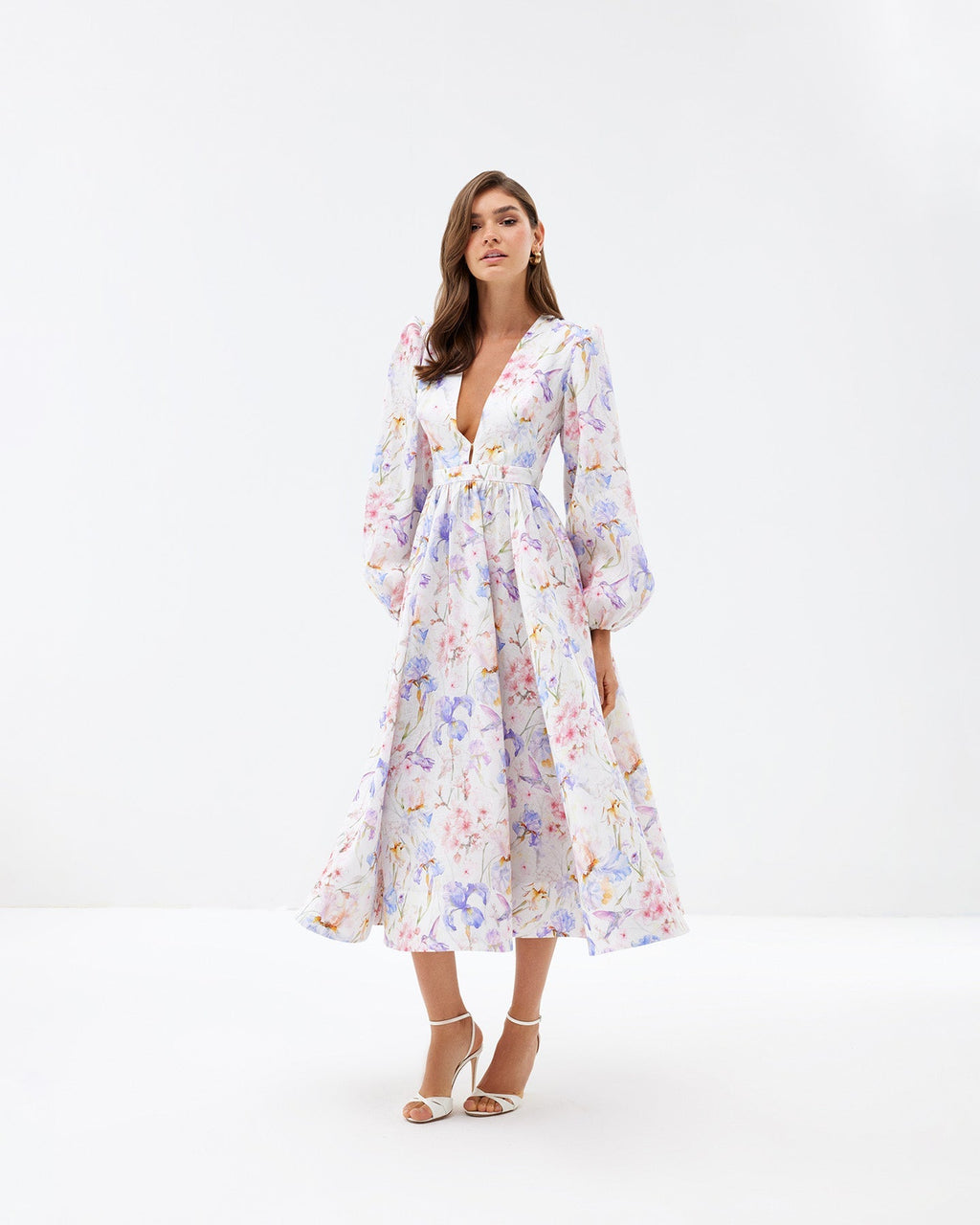 Fairy Fizz V-neck Midi Dress