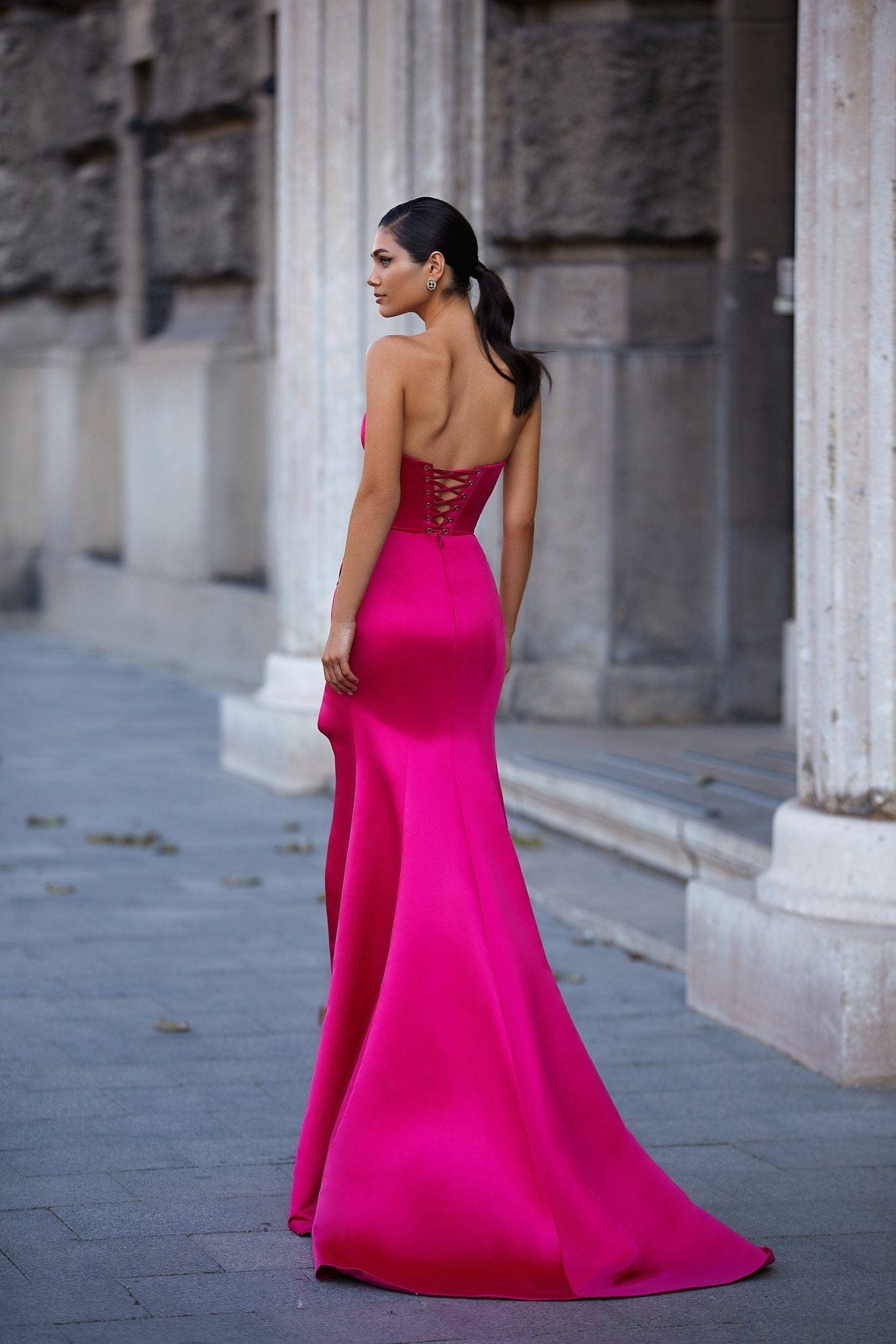 Bianca Fuchsia Gown