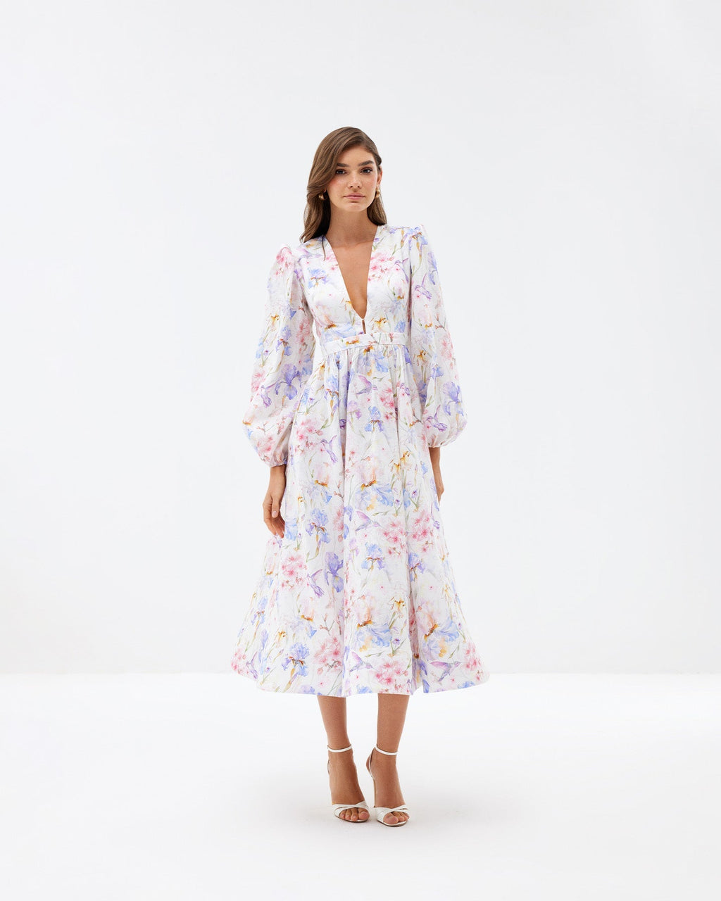 Fairy Fizz V-neck Midi Dress