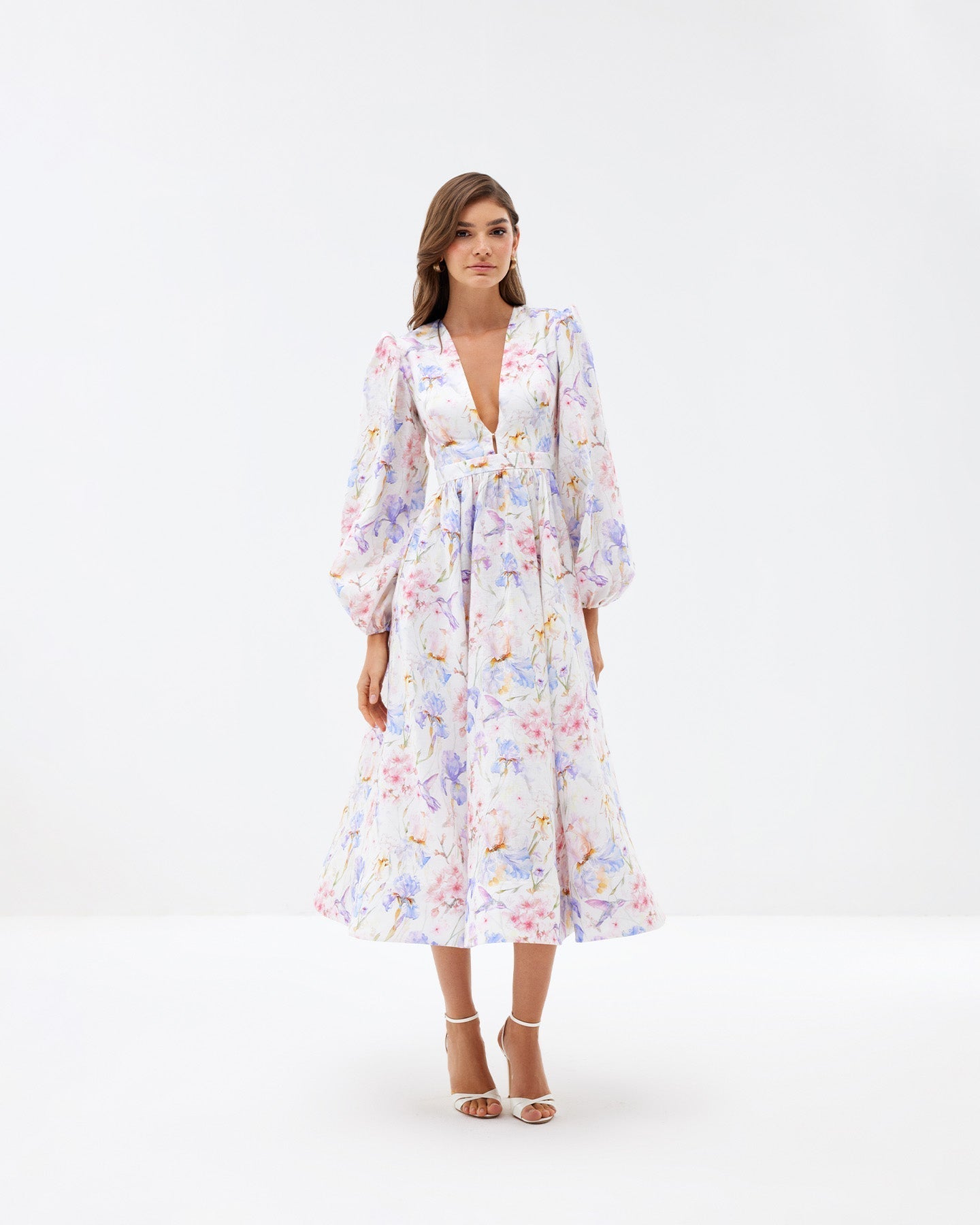 Fairy Fizz V-neck Midi Dress