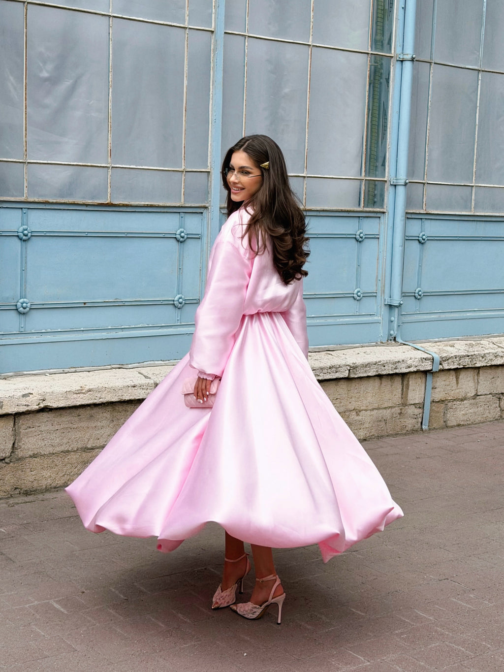 Blush Éclat Satin Set