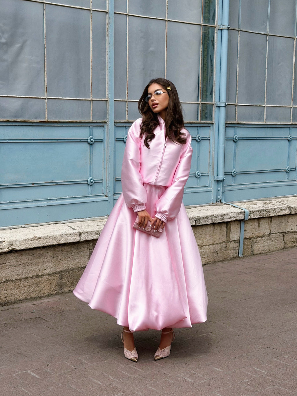 Blush Éclat Satin Set