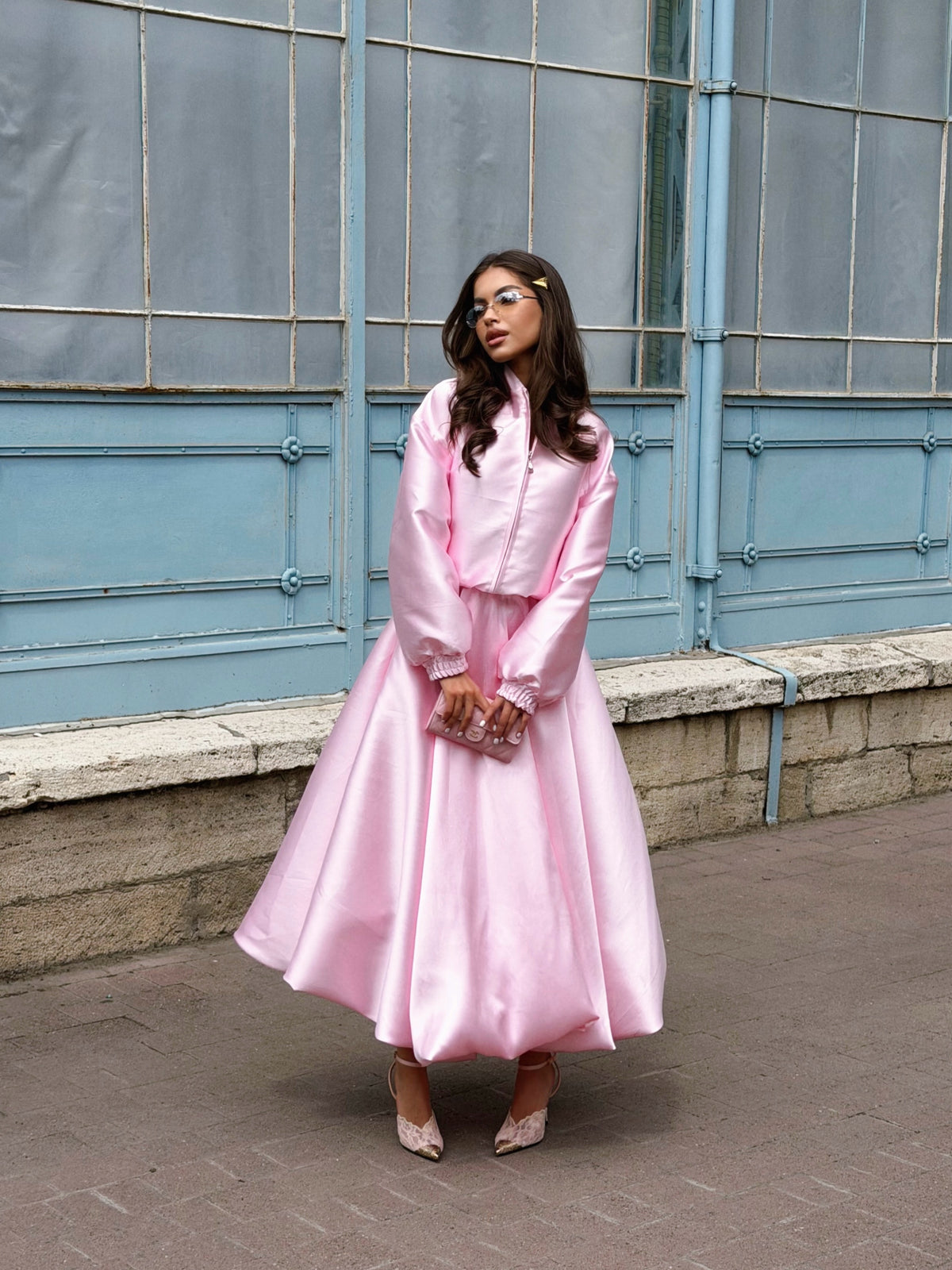 Blush Éclat Satin Set
