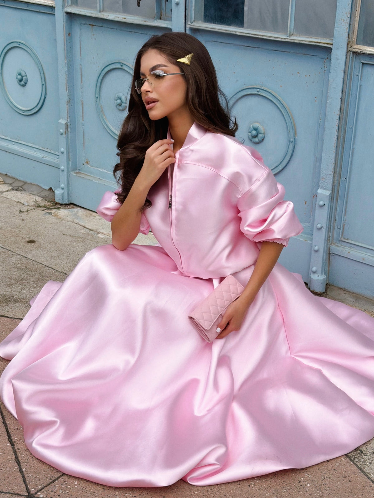 Blush Éclat Satin Set