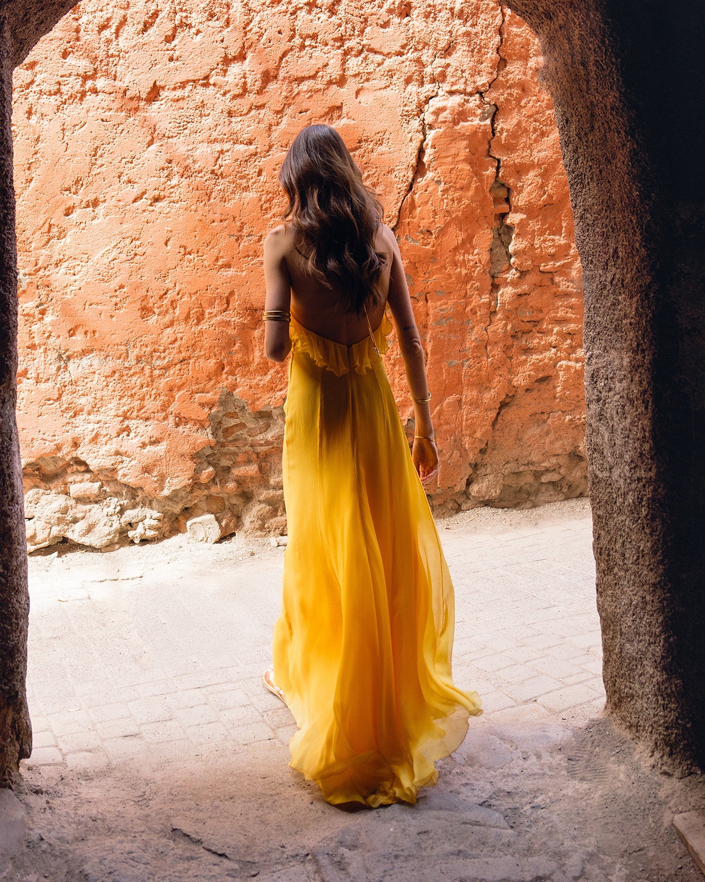 Yellow Venus Orchidee Dress
