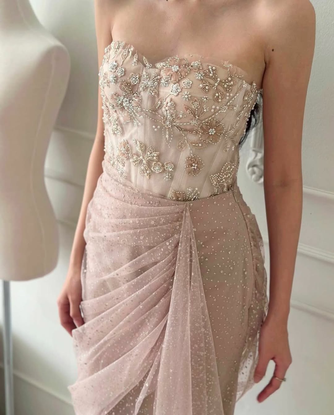 Aurora Embellished Corset Set