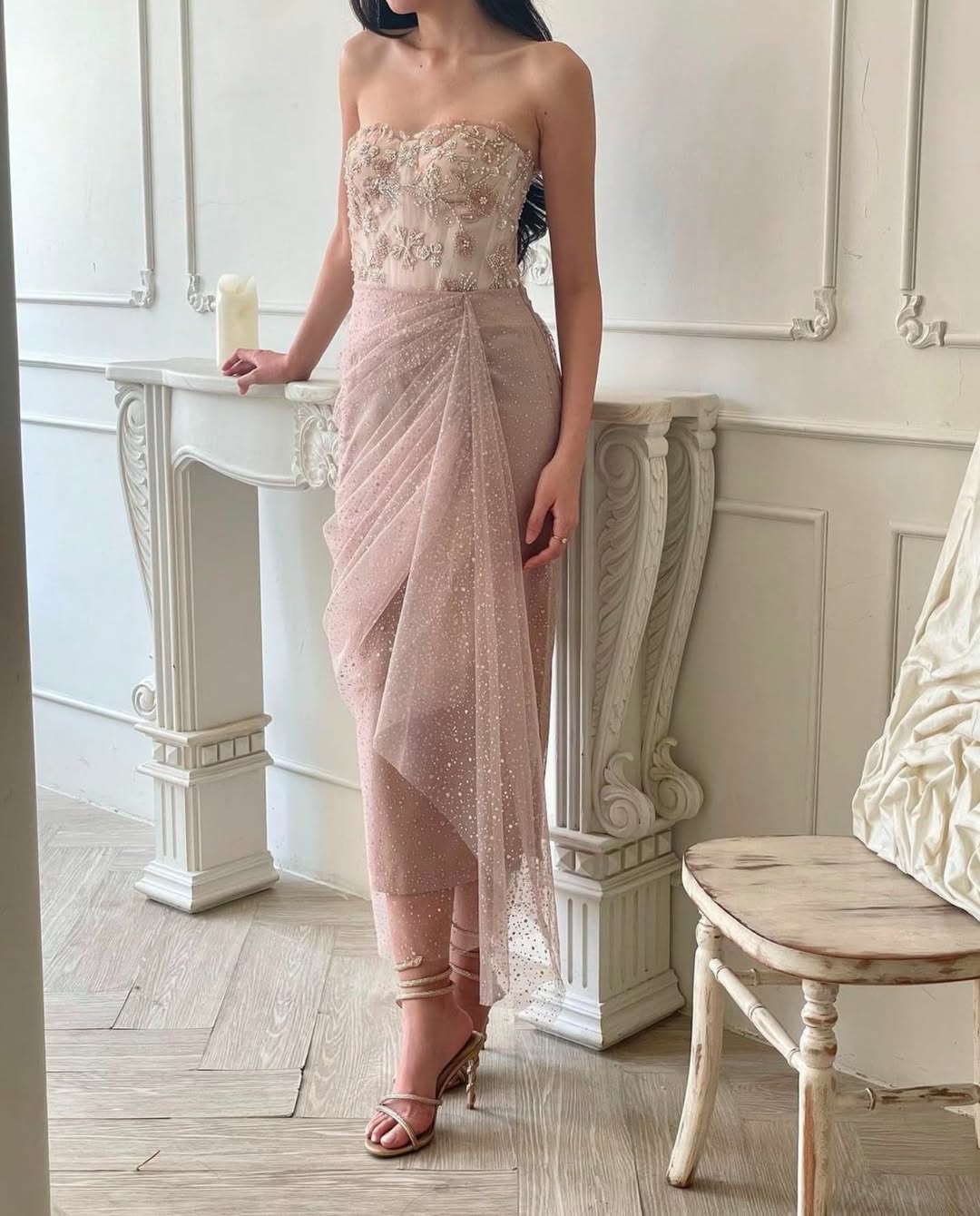 Aurora Embellished Corset Set