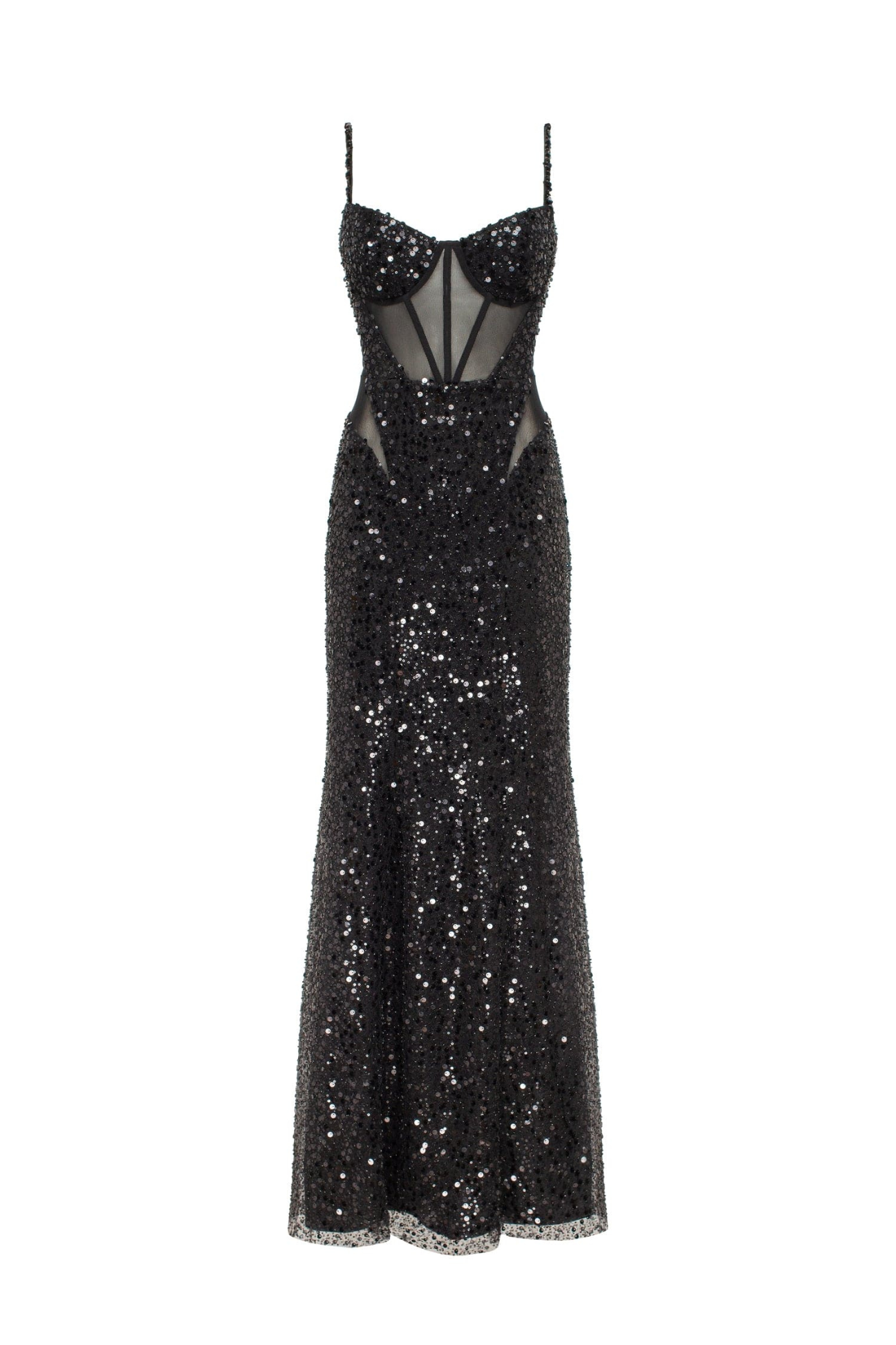 Sensational Spaghetti Straps Sequin Dress