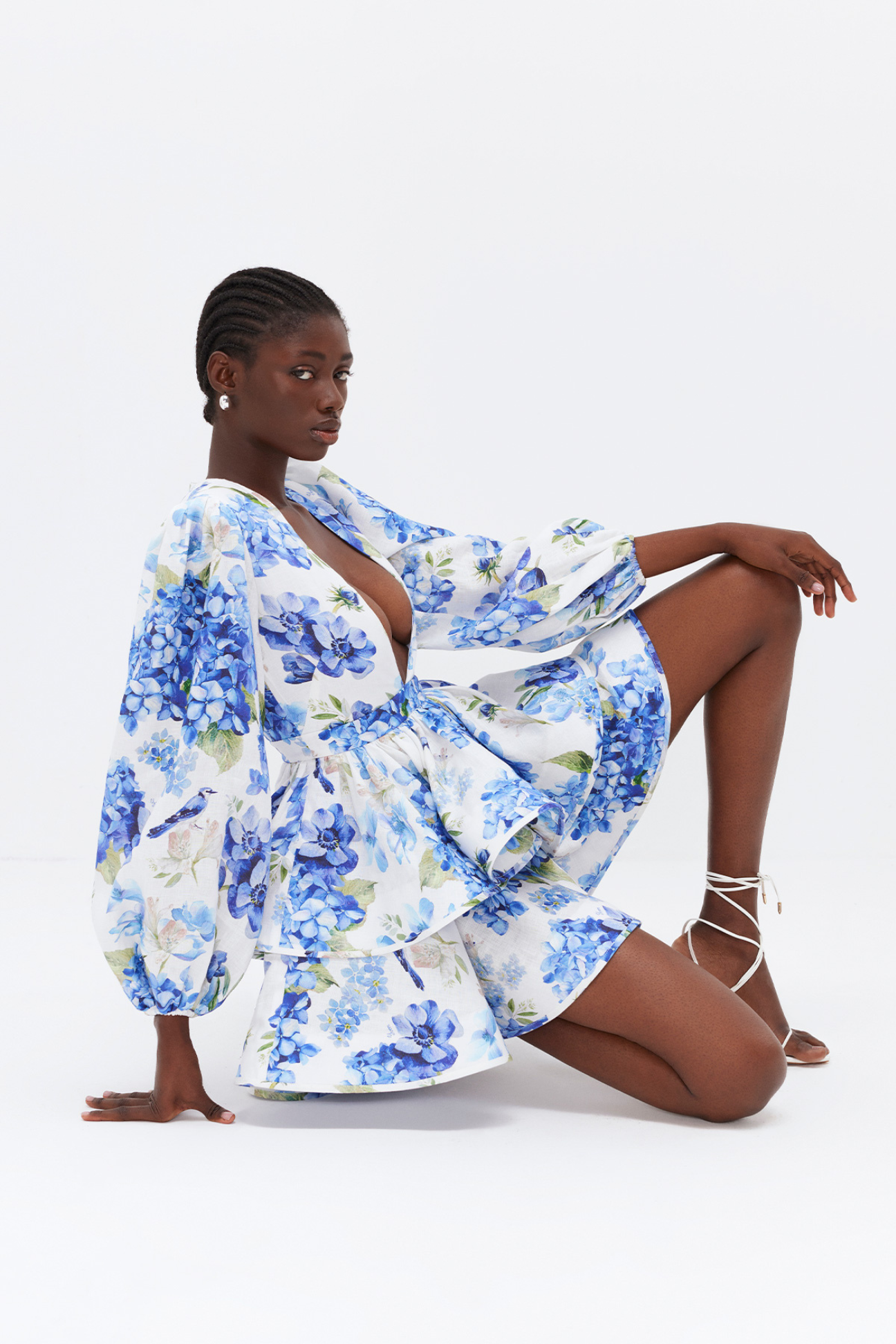 Bluebird Reveri V-neck Dress