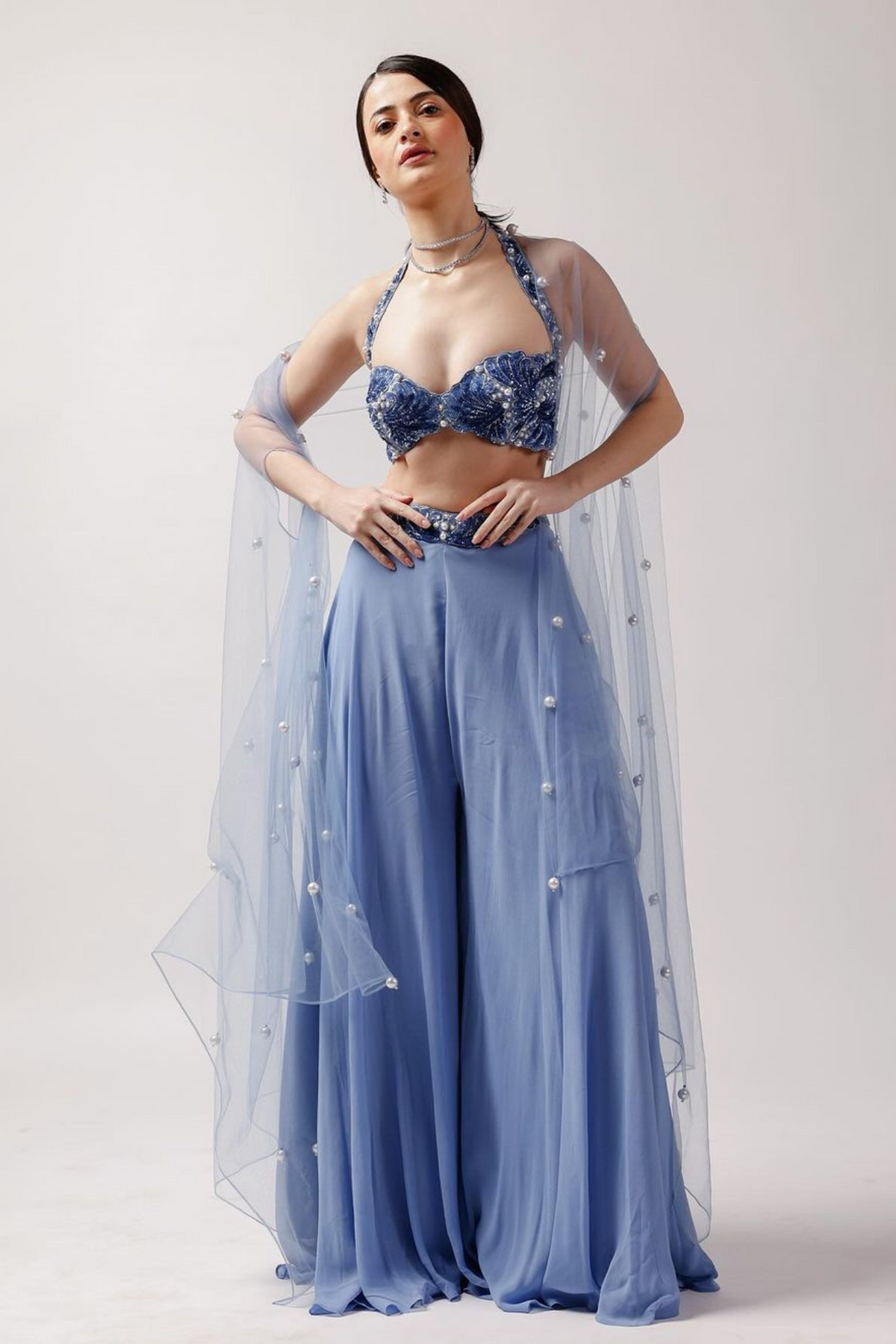 Ocean Breeze Indo-Western Set