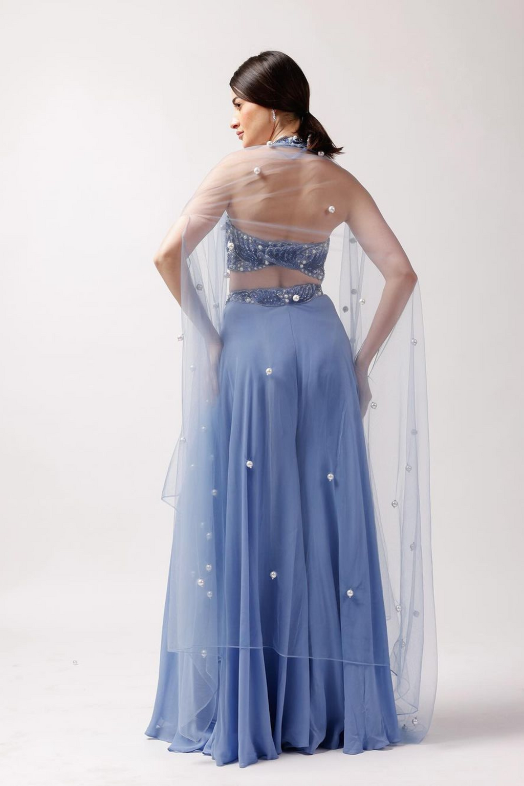 Ocean Breeze Indo-Western Set