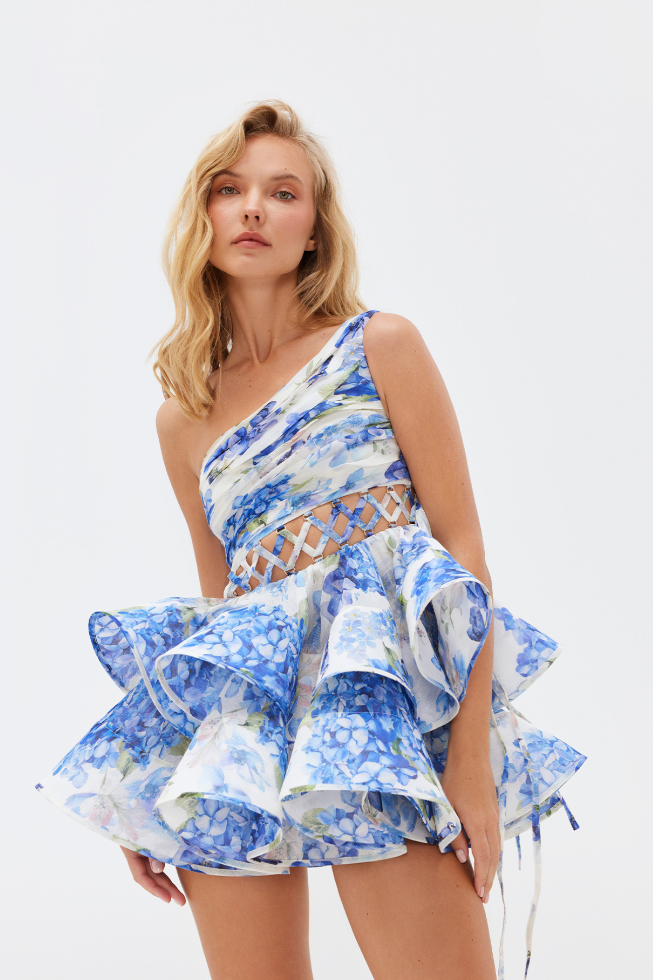 Bluebird Reveri One Shoulder Dress