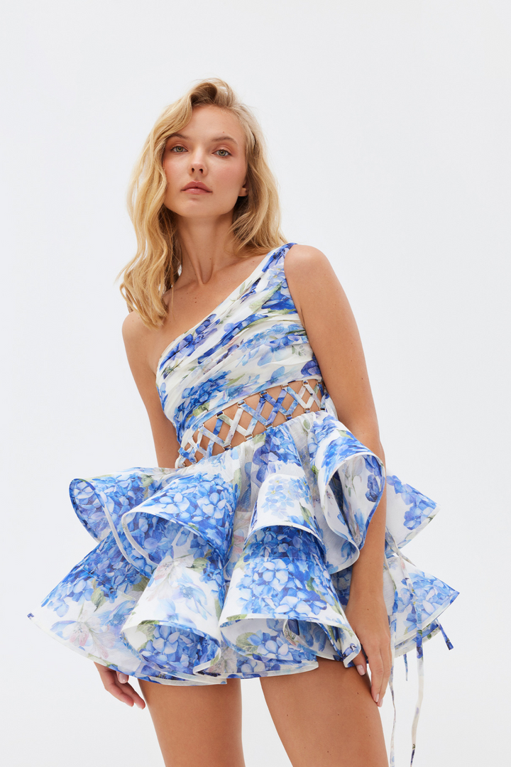 Bluebird Reveri One Shoulder Dress