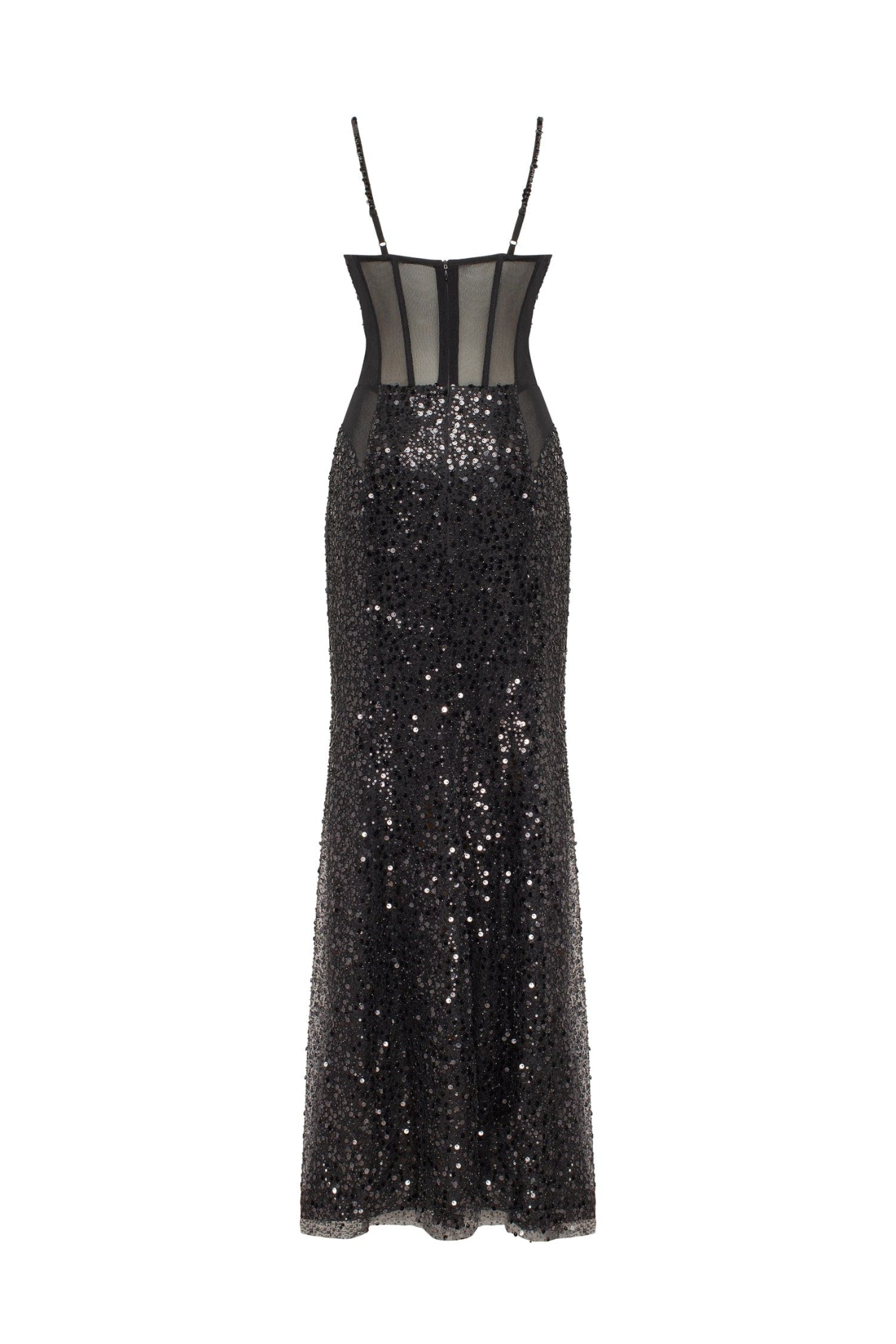 Sensational Spaghetti Straps Sequin Dress
