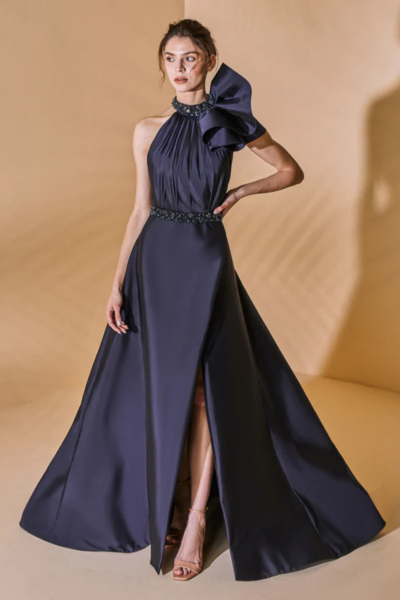 Seraphina Ruffled Halter Dress