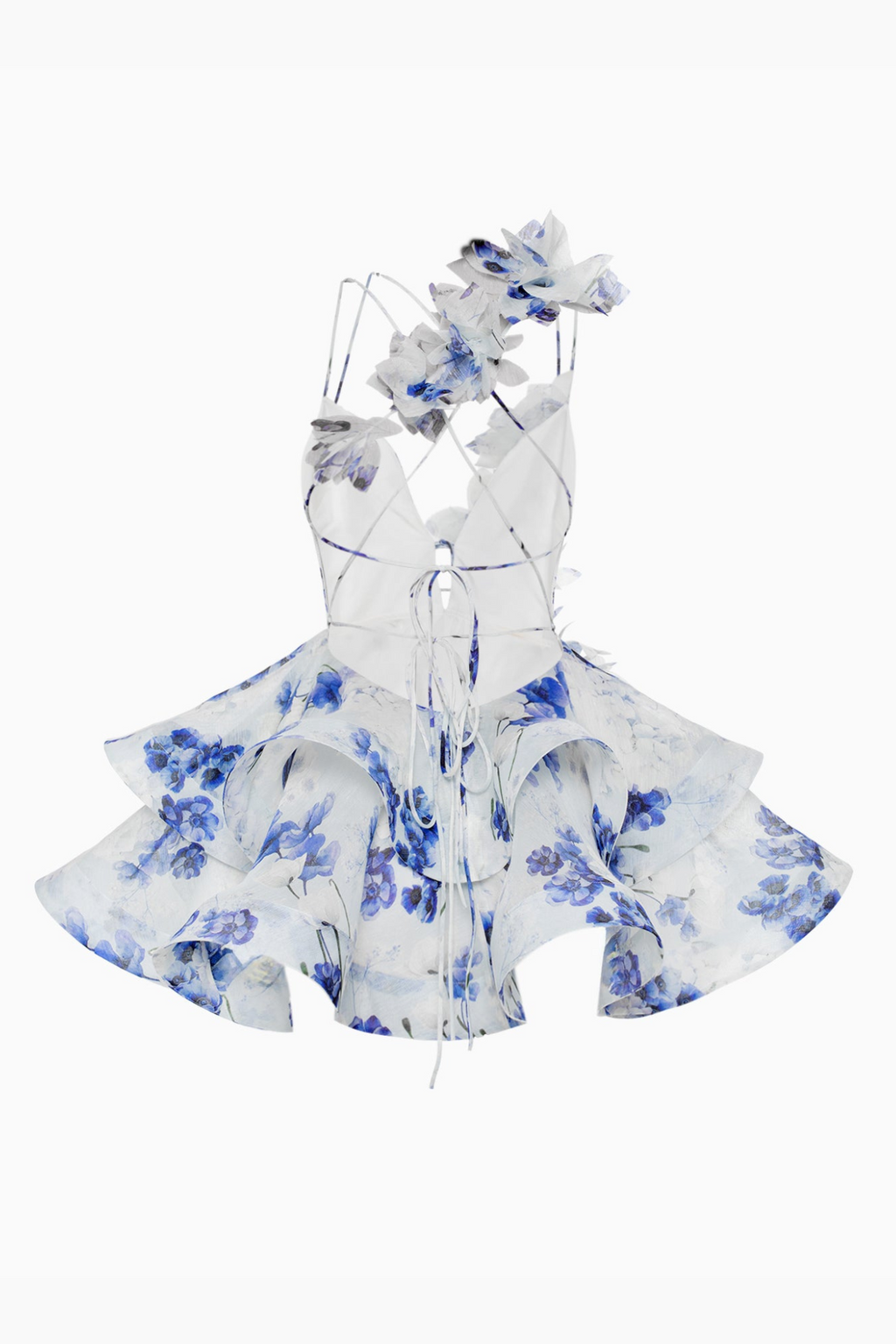 Blue Blossom Japanese Dress