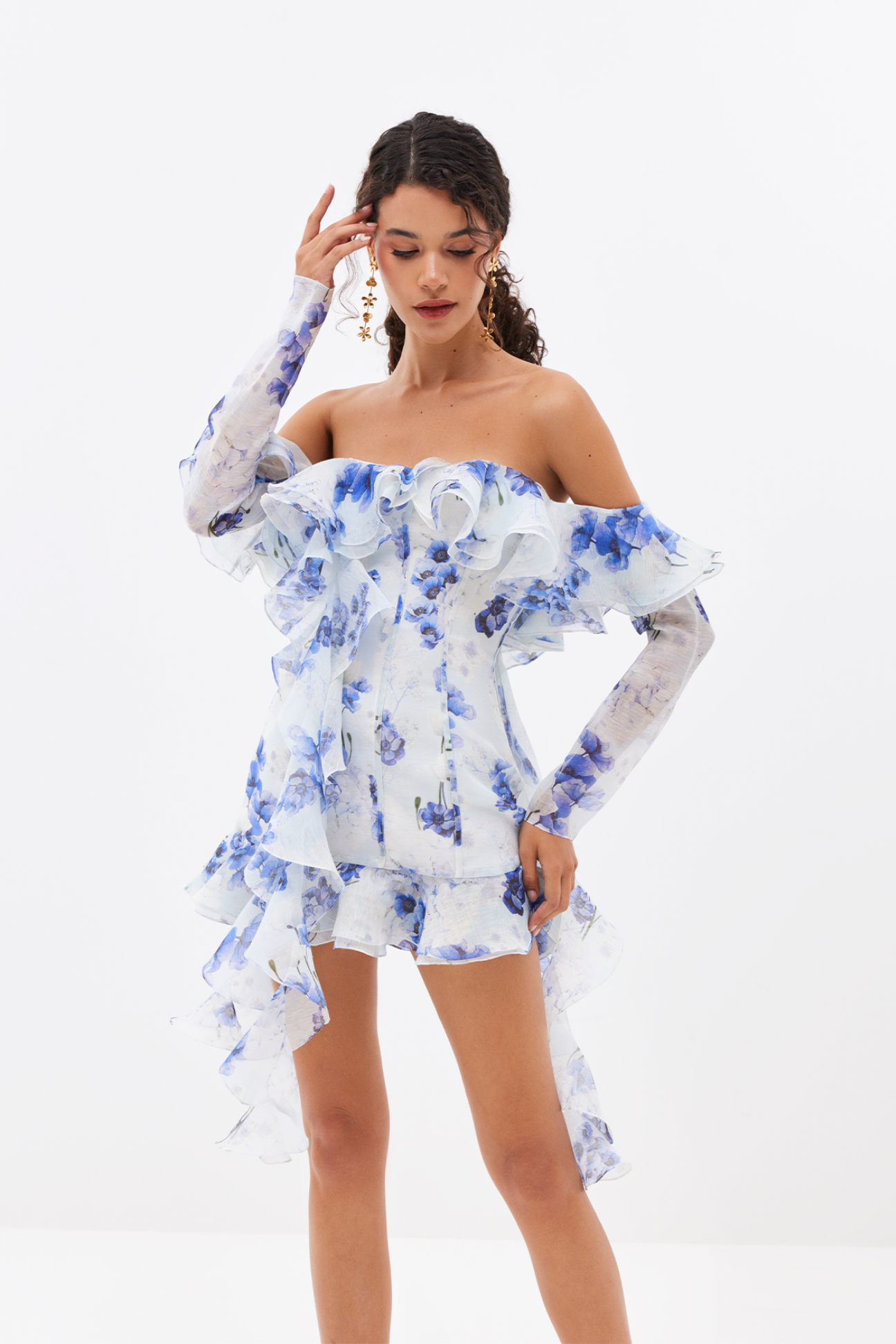 Blue Blossom Nerine Dress