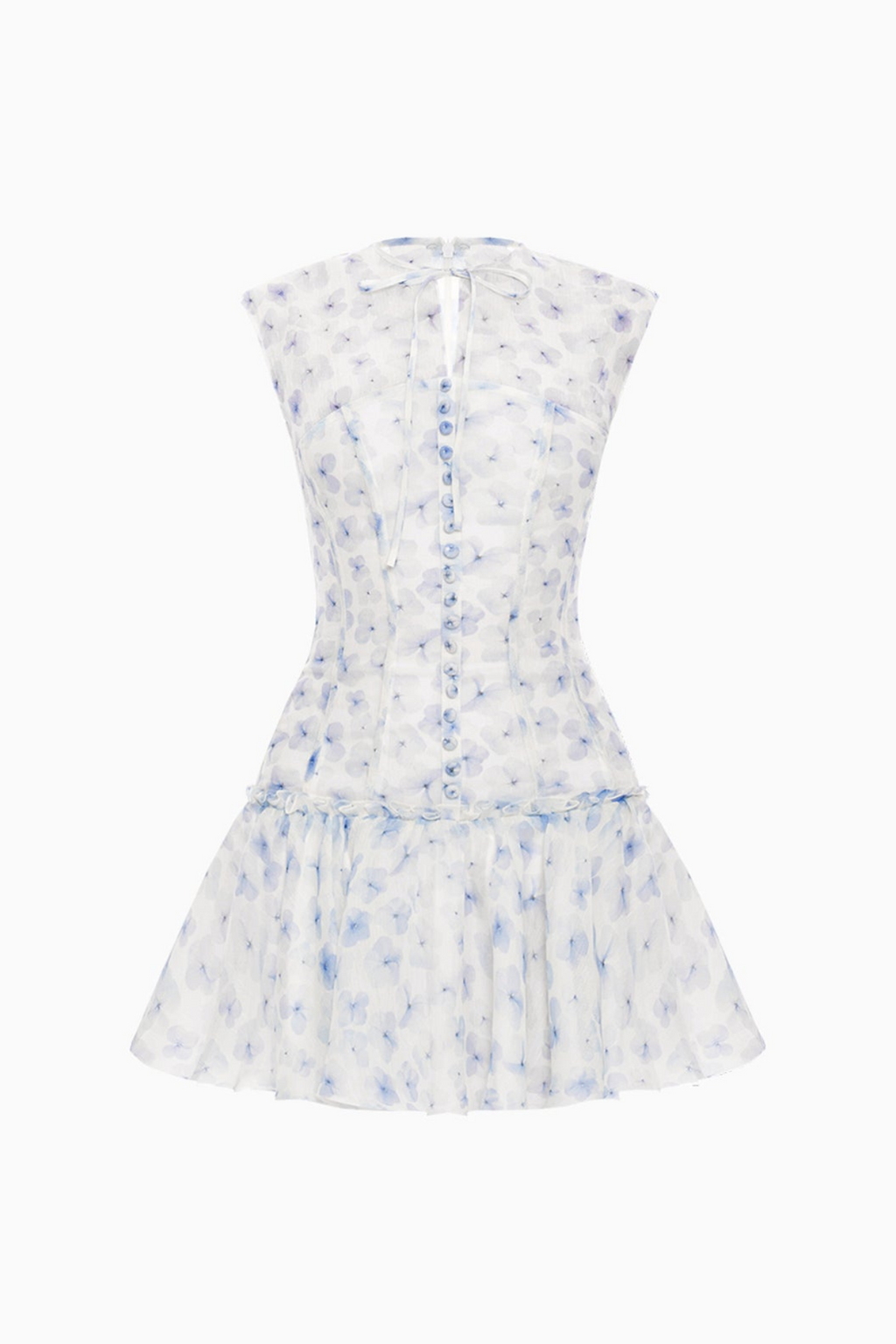 Blue Blossom Gladiolus Dress
