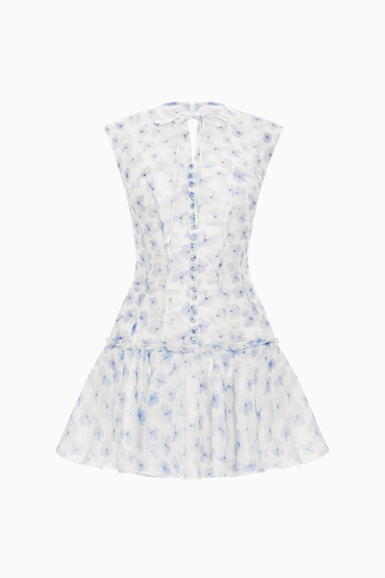 Blue Blossom Gladiolus Dress