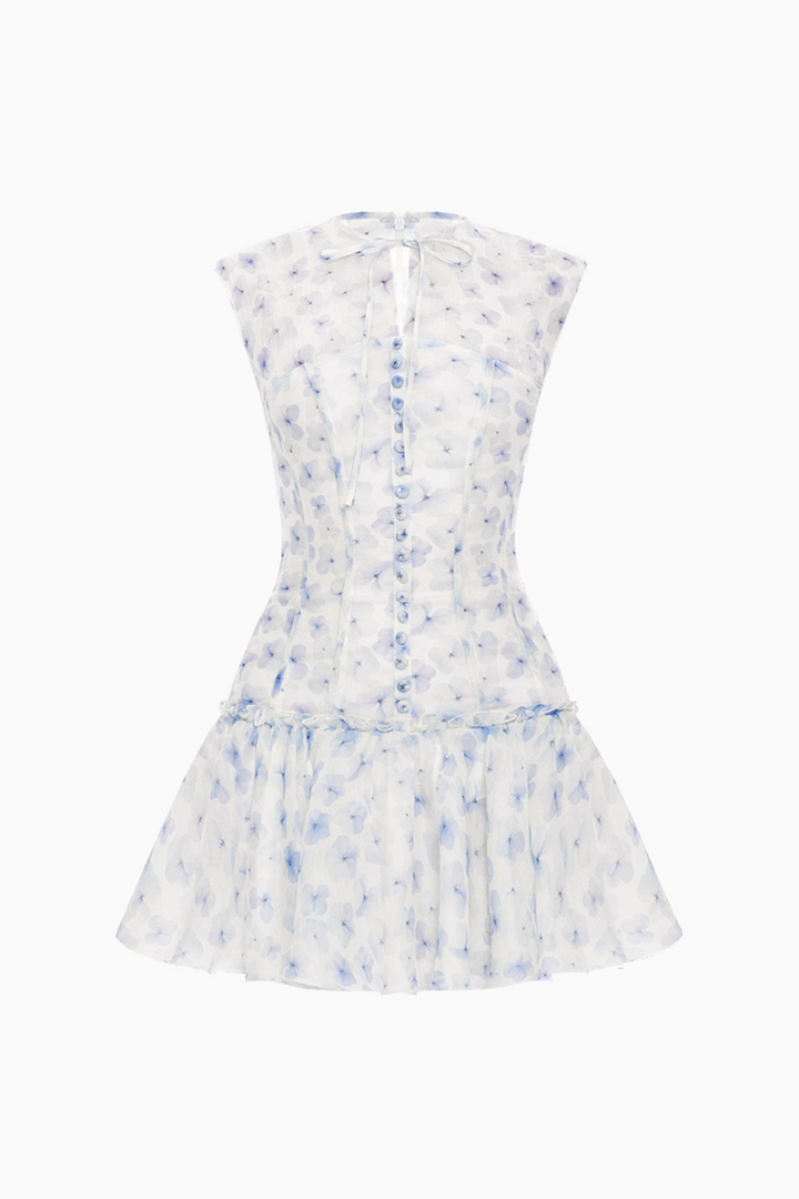 Blue Blossom Gladiolus Dress