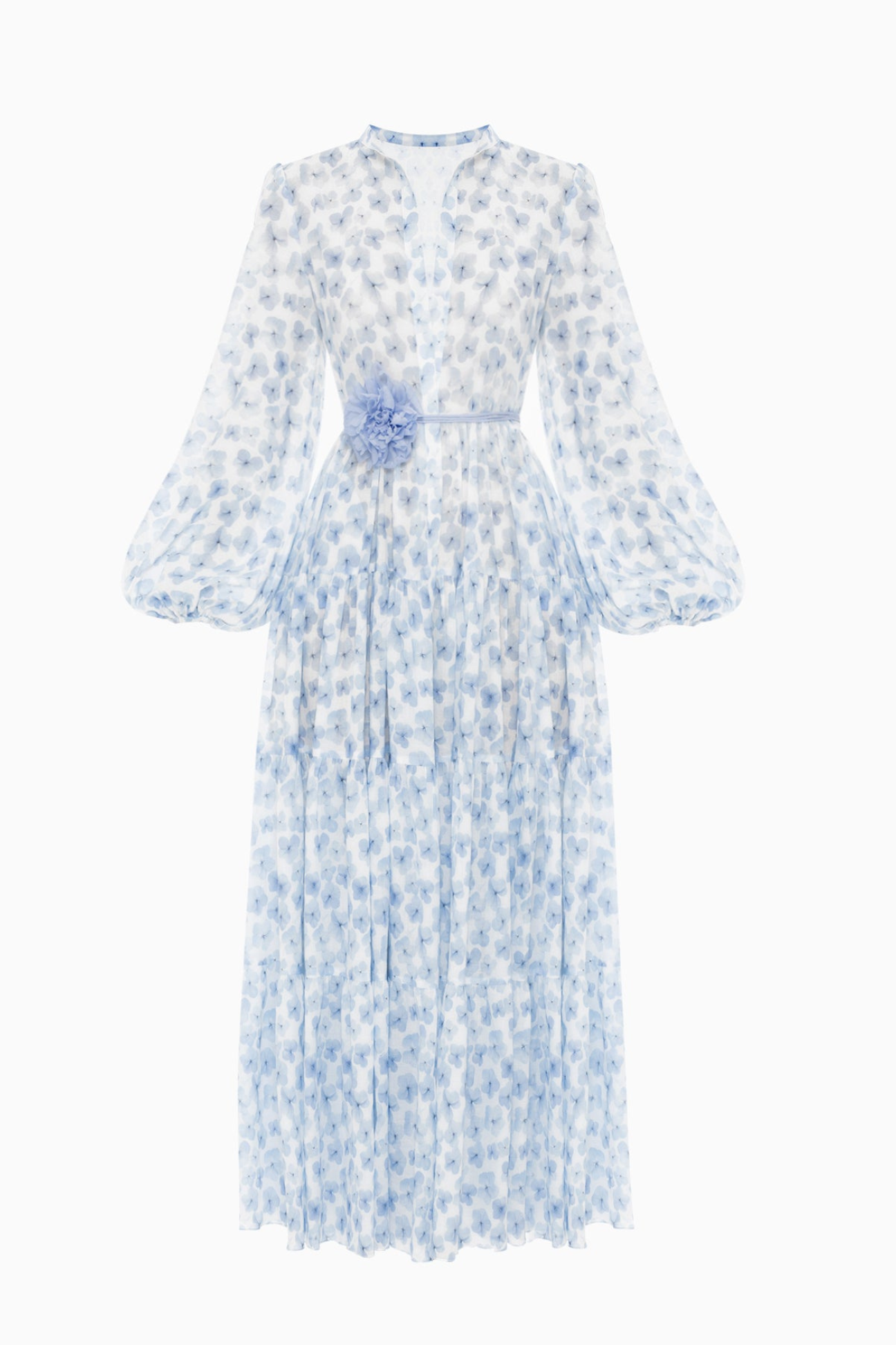 Blue Blossom Gerbera Dress