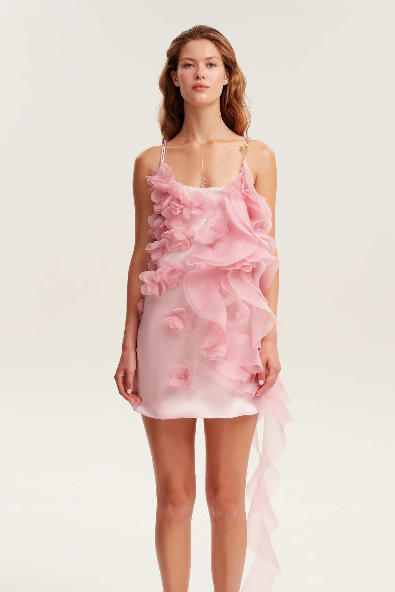 Romantic Ruffled Mini Dress