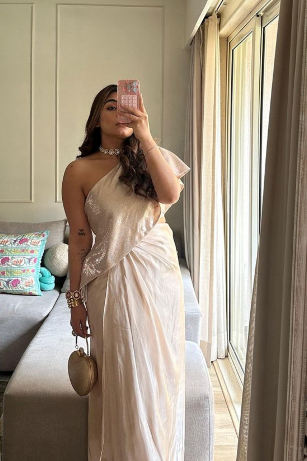 Drape Indo-Western Set