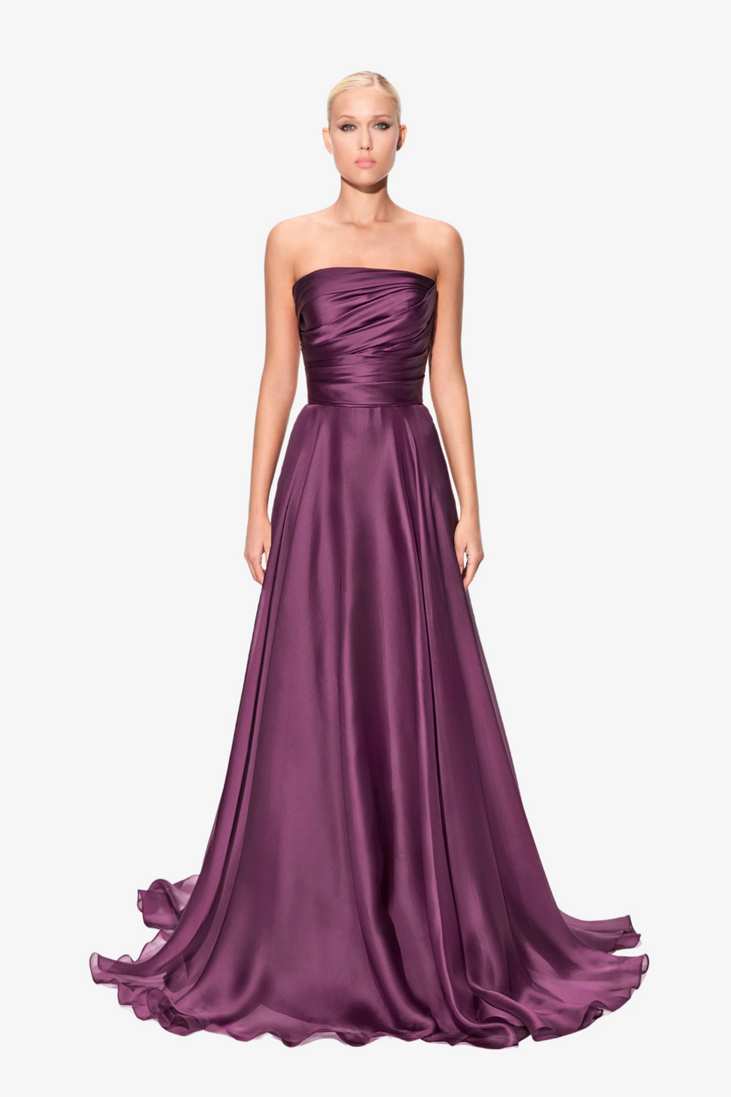 Jacket & Strapless Flared Dress