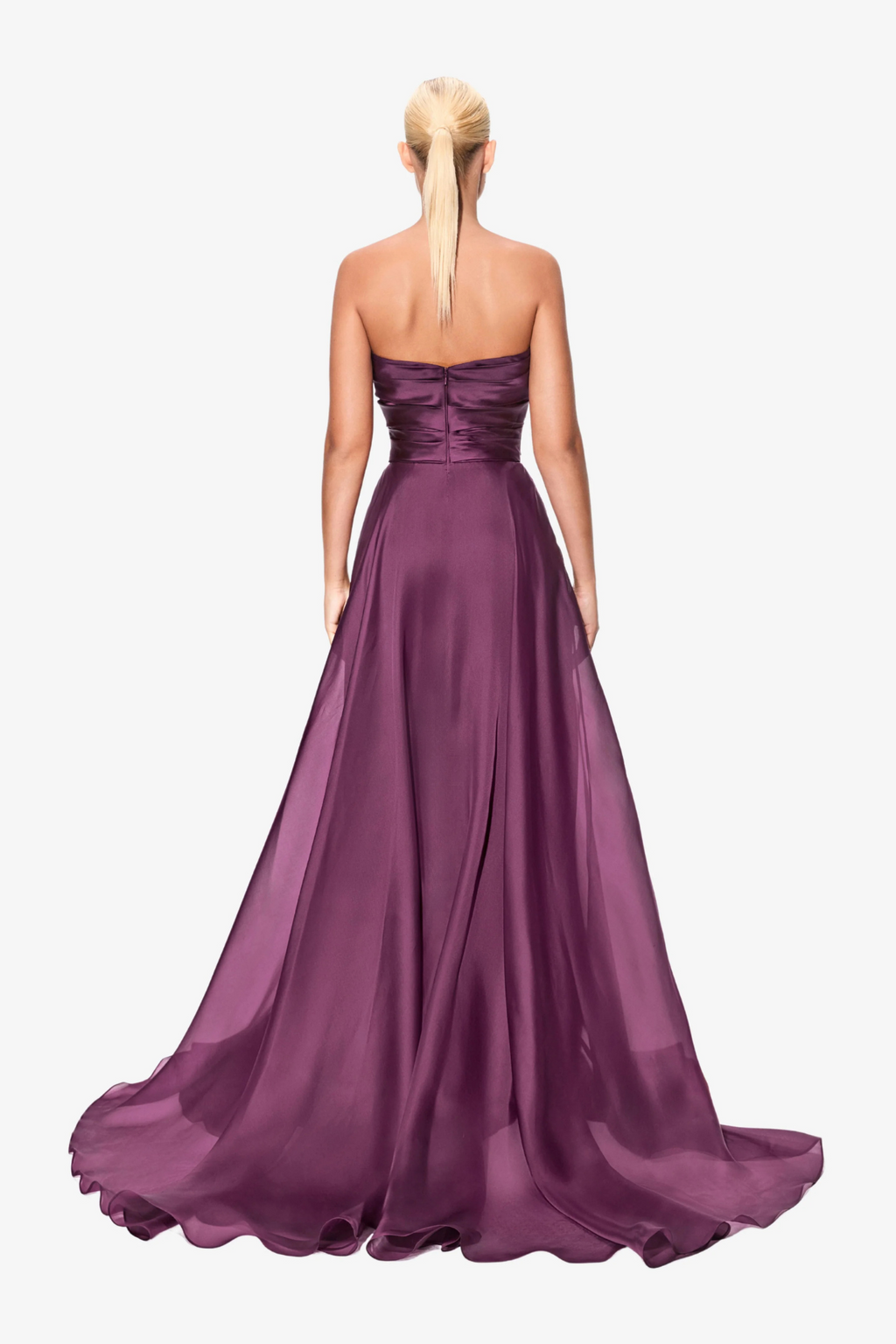 Jacket & Strapless Flared Dress