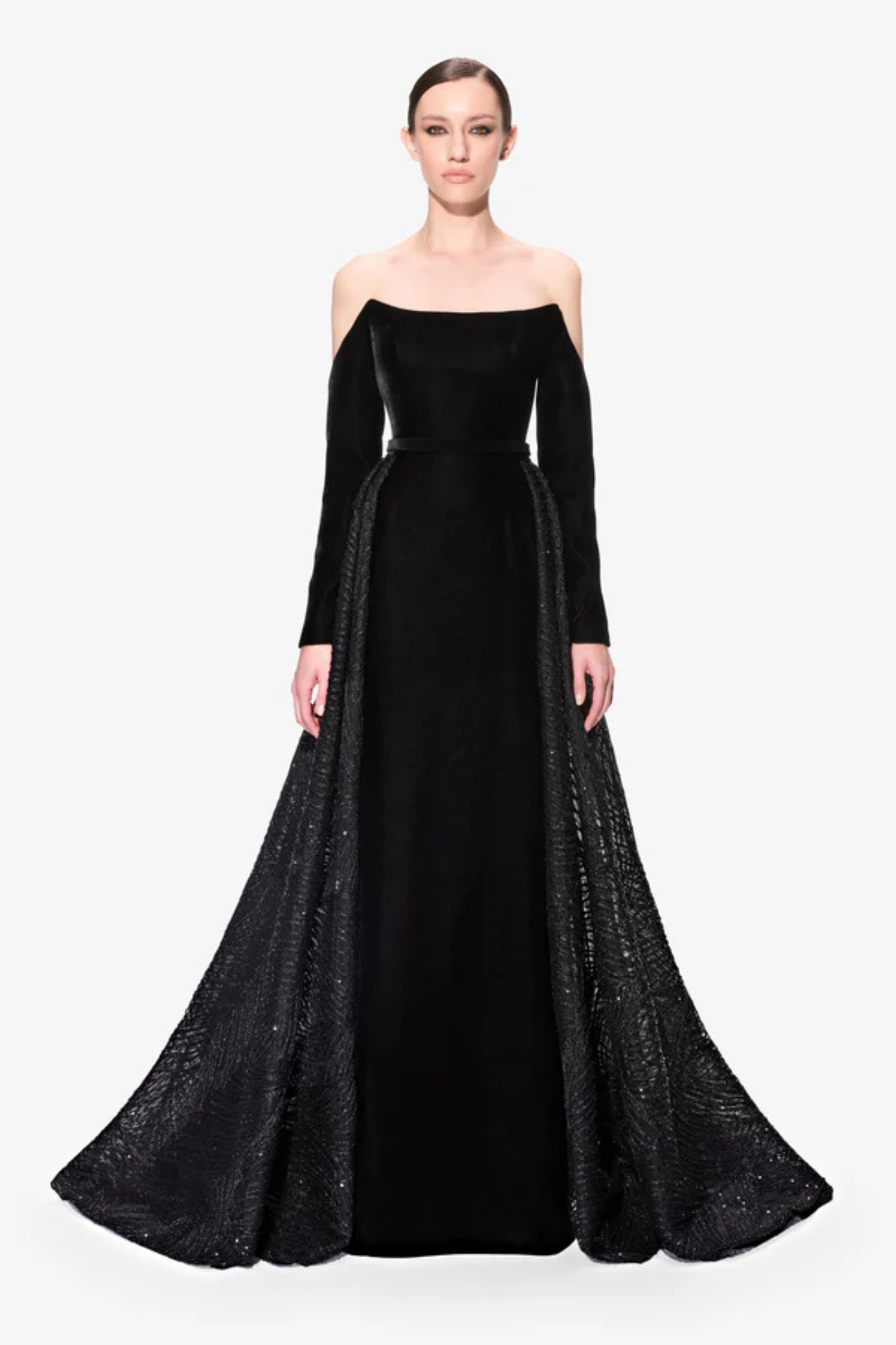 Strapless Overskirt Dress