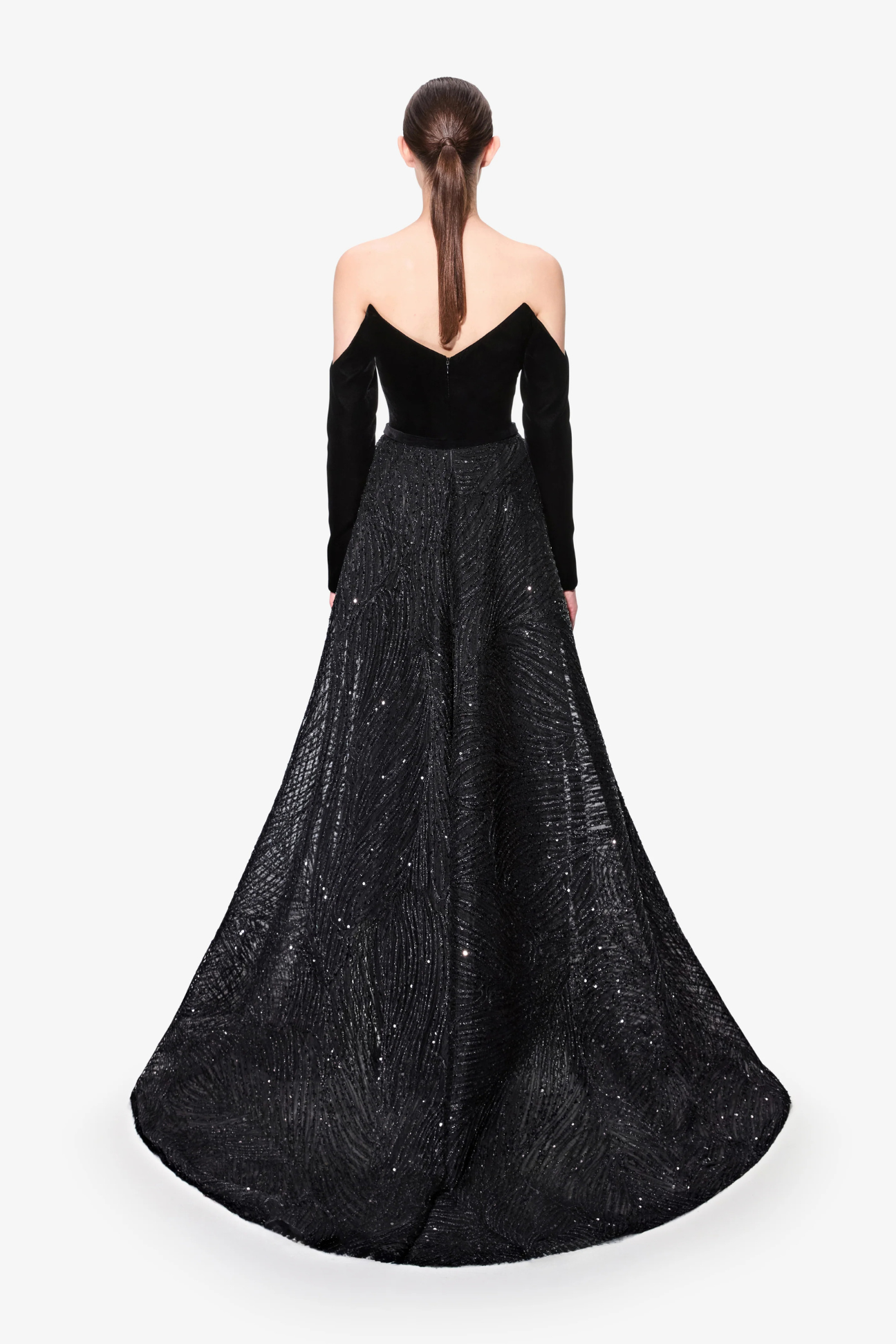 Strapless Overskirt Dress